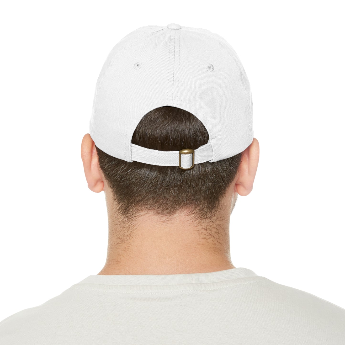 Be her peace not her problem” Men Leather Patch Hat