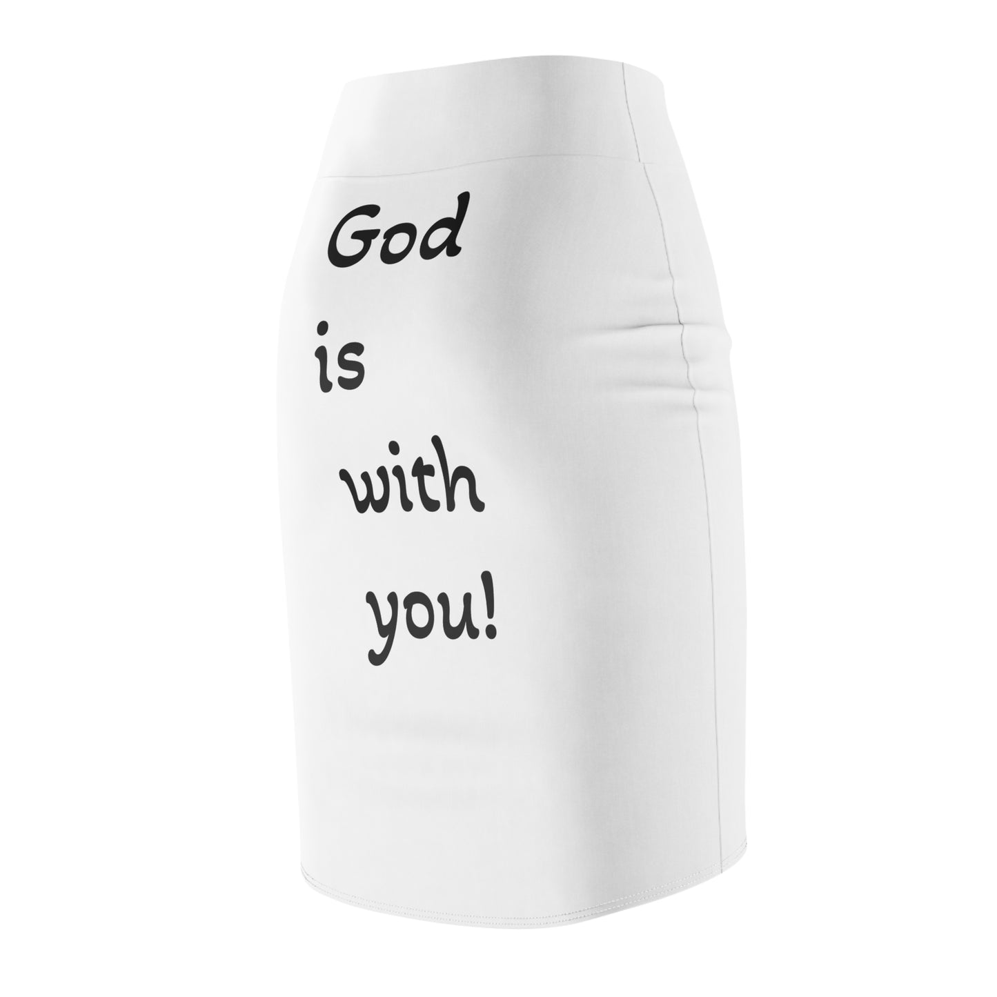 “Walk by faith” Women's Pencil Skirt (AOP)