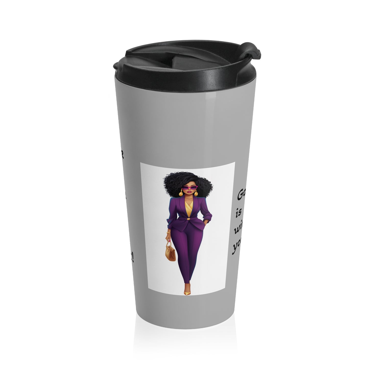 “Walk by faith” Stainless Steel Travel Mug