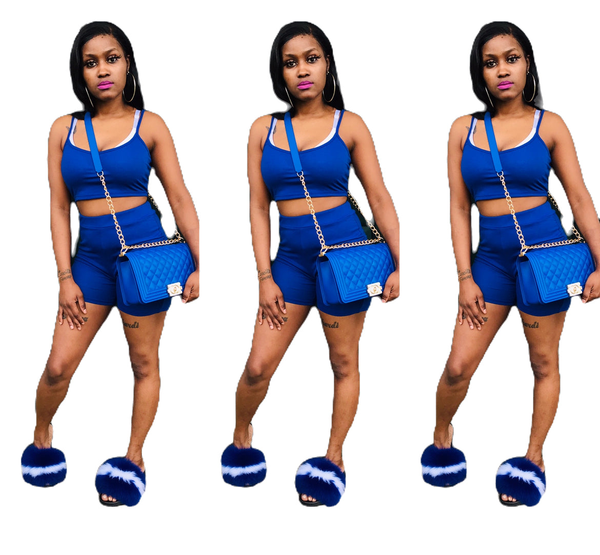 Cute blue 2pc set