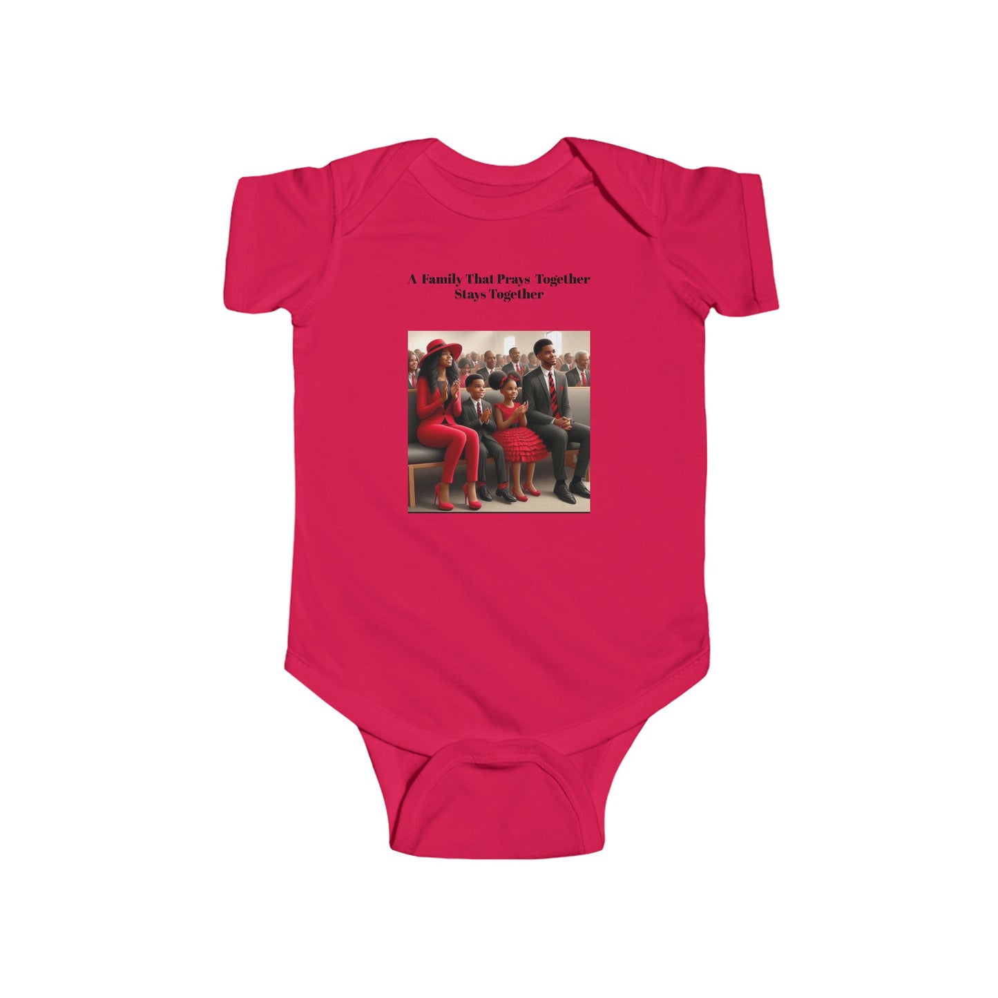 Pray together” Infant Fine Jersey Bodysuit