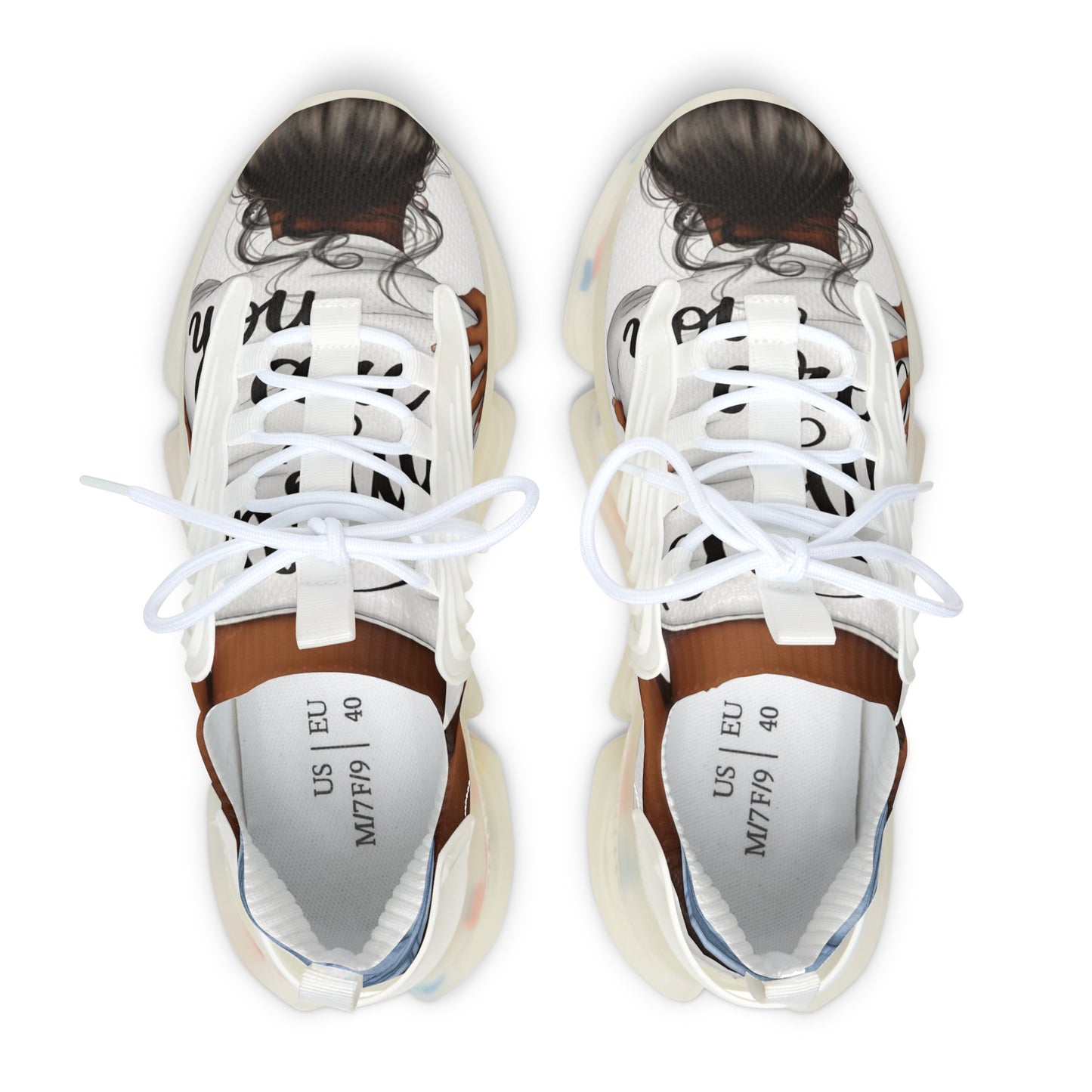 U R Enough Sis” Women's Mesh Sneakers