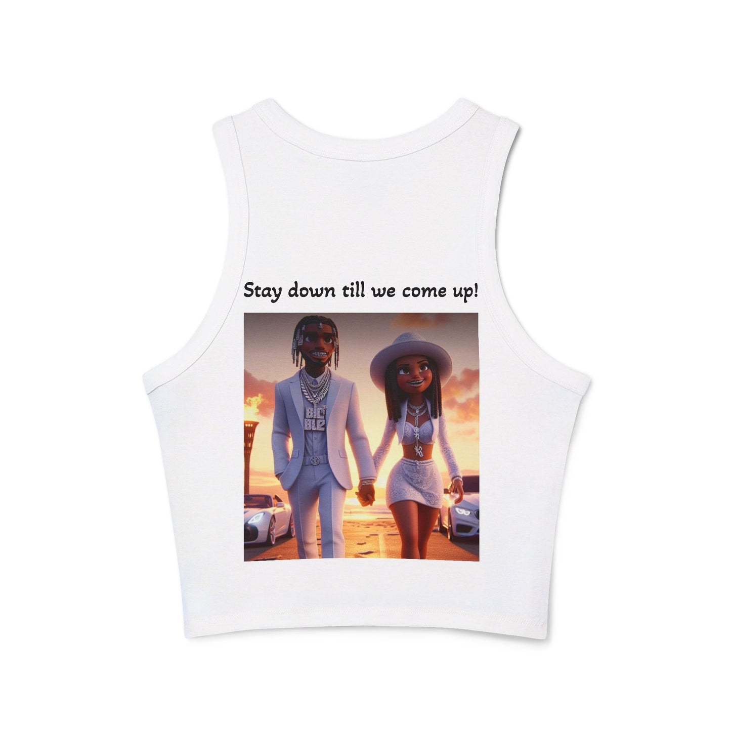 Women's Micro Rib Racer Tank Top