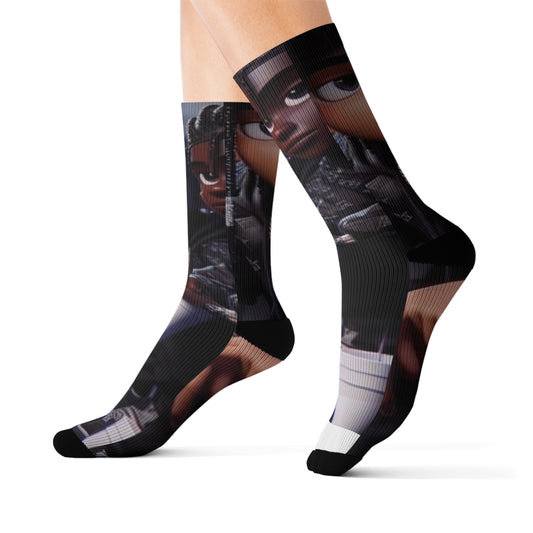 “Yea I love my nigga” Sublimation Socks