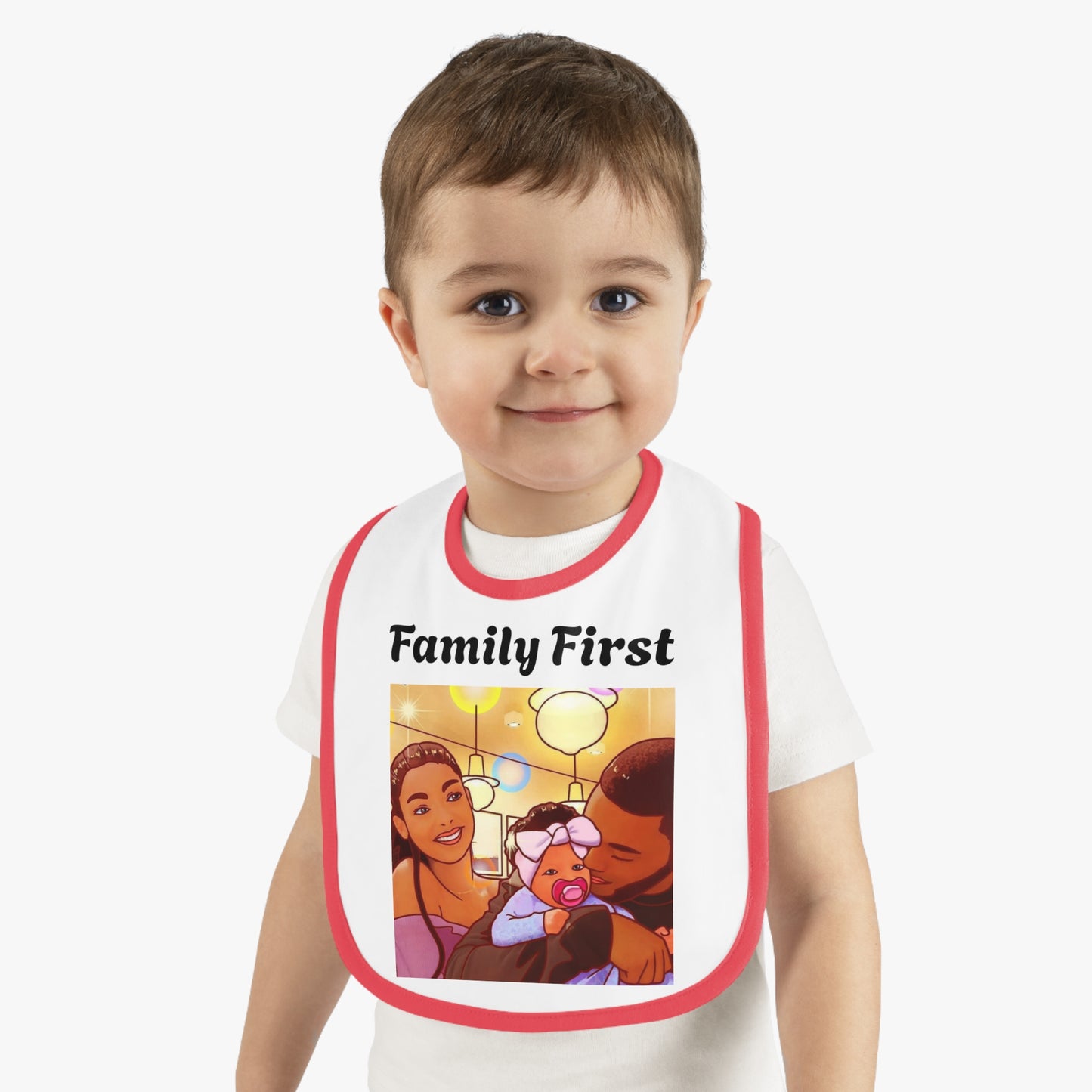 “Family first” Bib