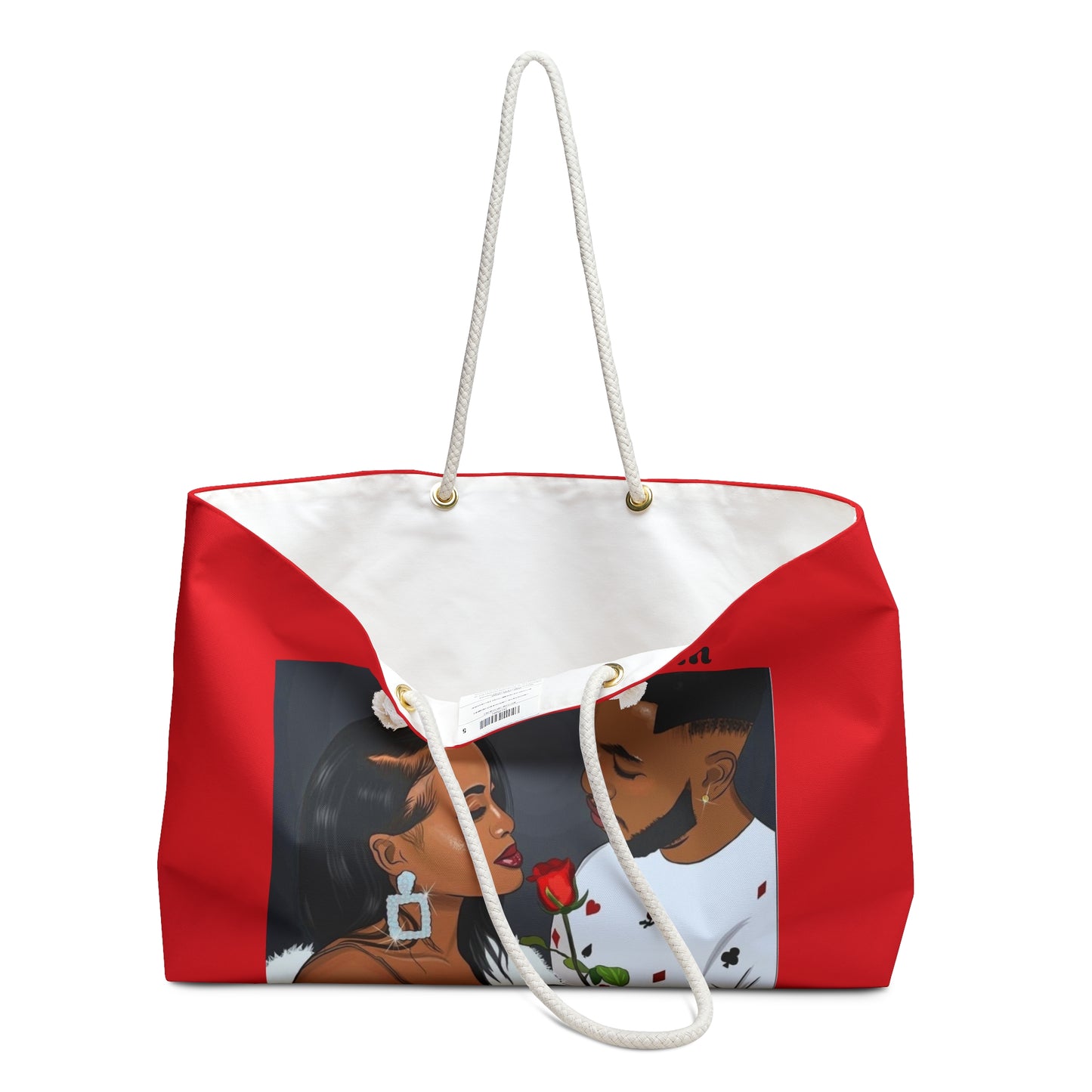 “Be his peace not his problem” Weekender Bag