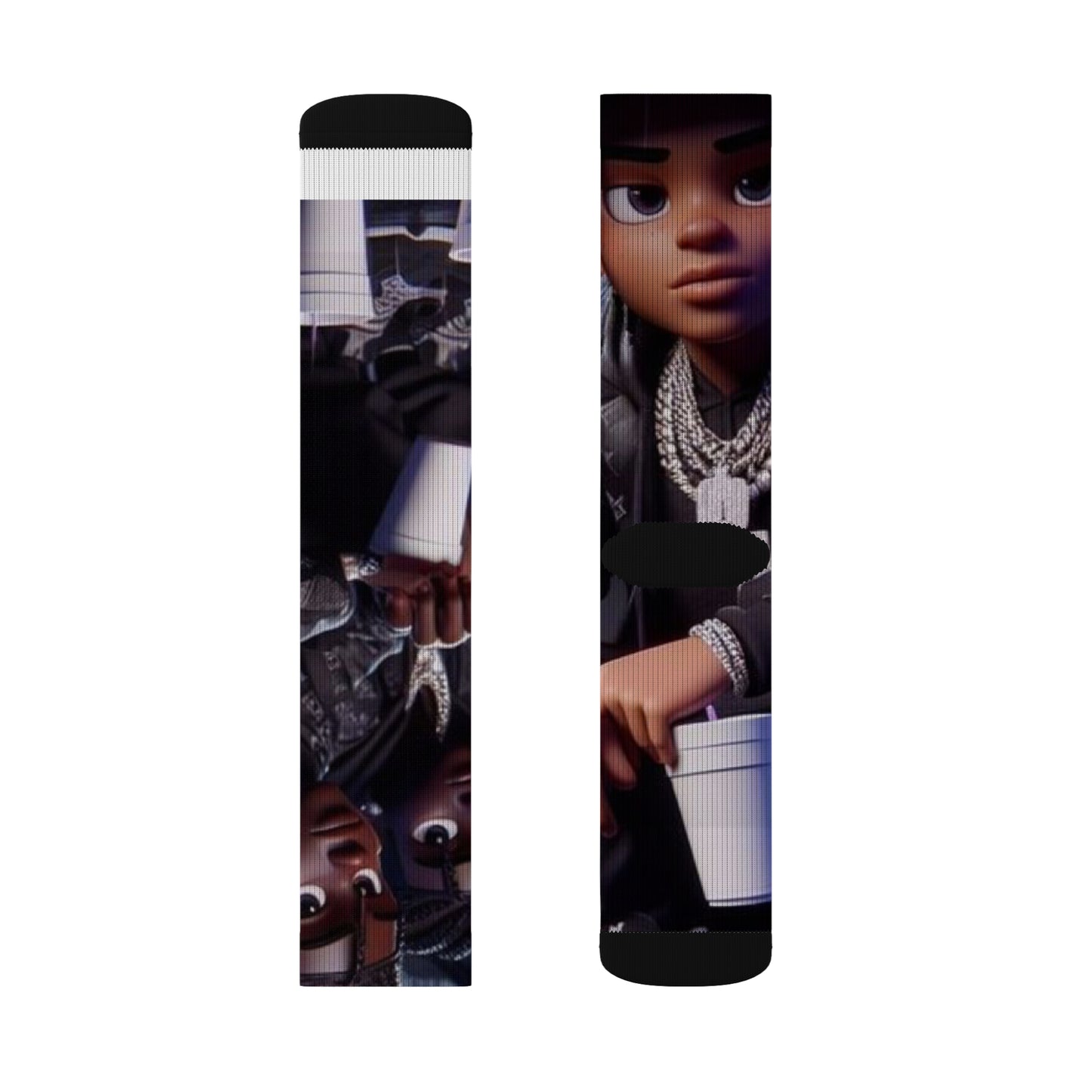 “Yea I love my nigga” Sublimation Socks