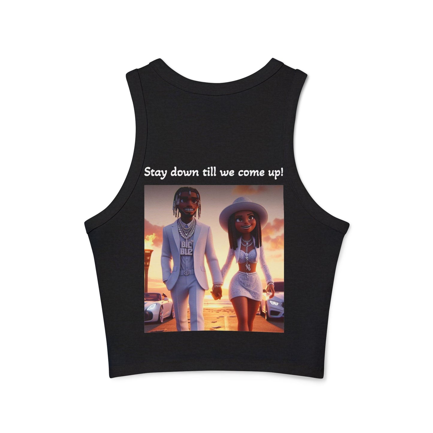 Women's Micro Rib Racer Tank Top