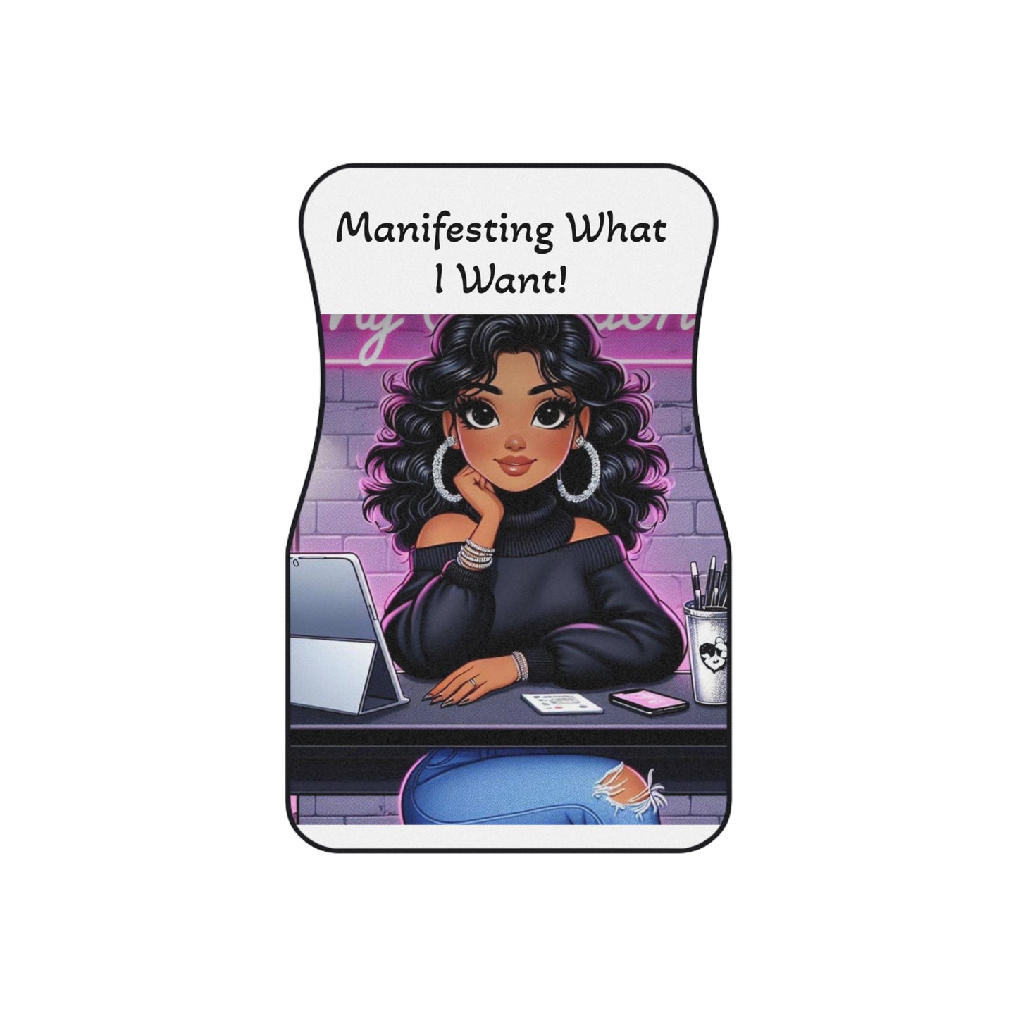 Manifesting What I Want Car Mats (Set of 4)
