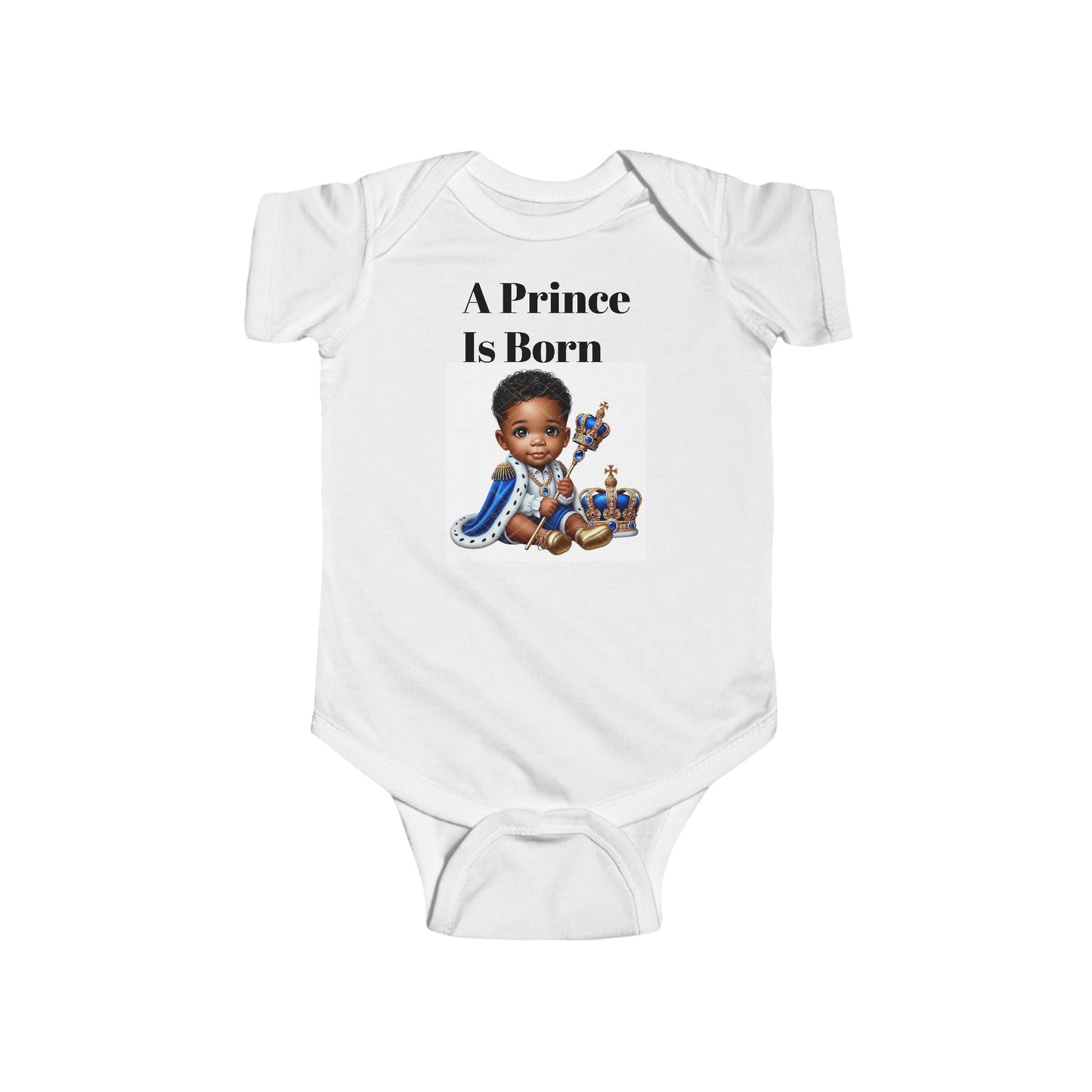 Baby Bodysuit - A Prince is Born Infant Fine Jersey Bodysuit