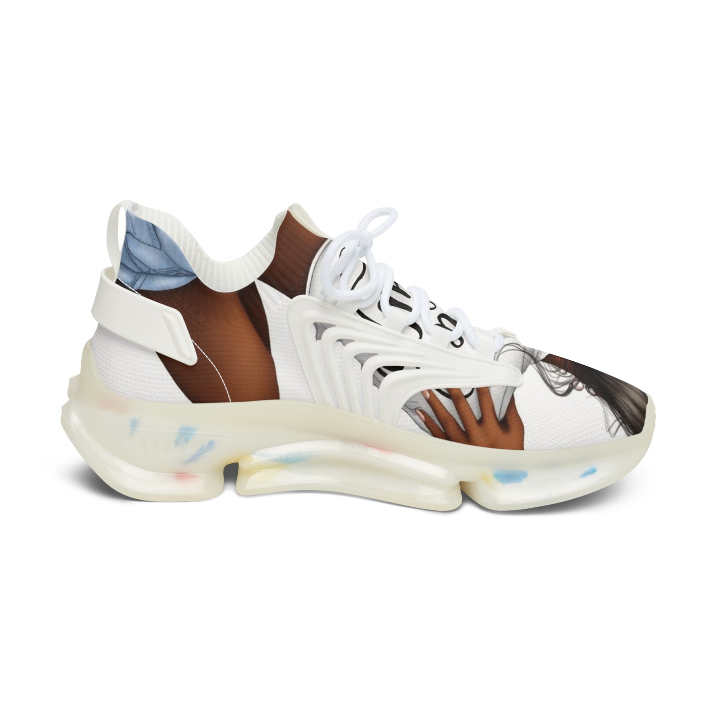 U R Enough Sis” Women's Mesh Sneakers