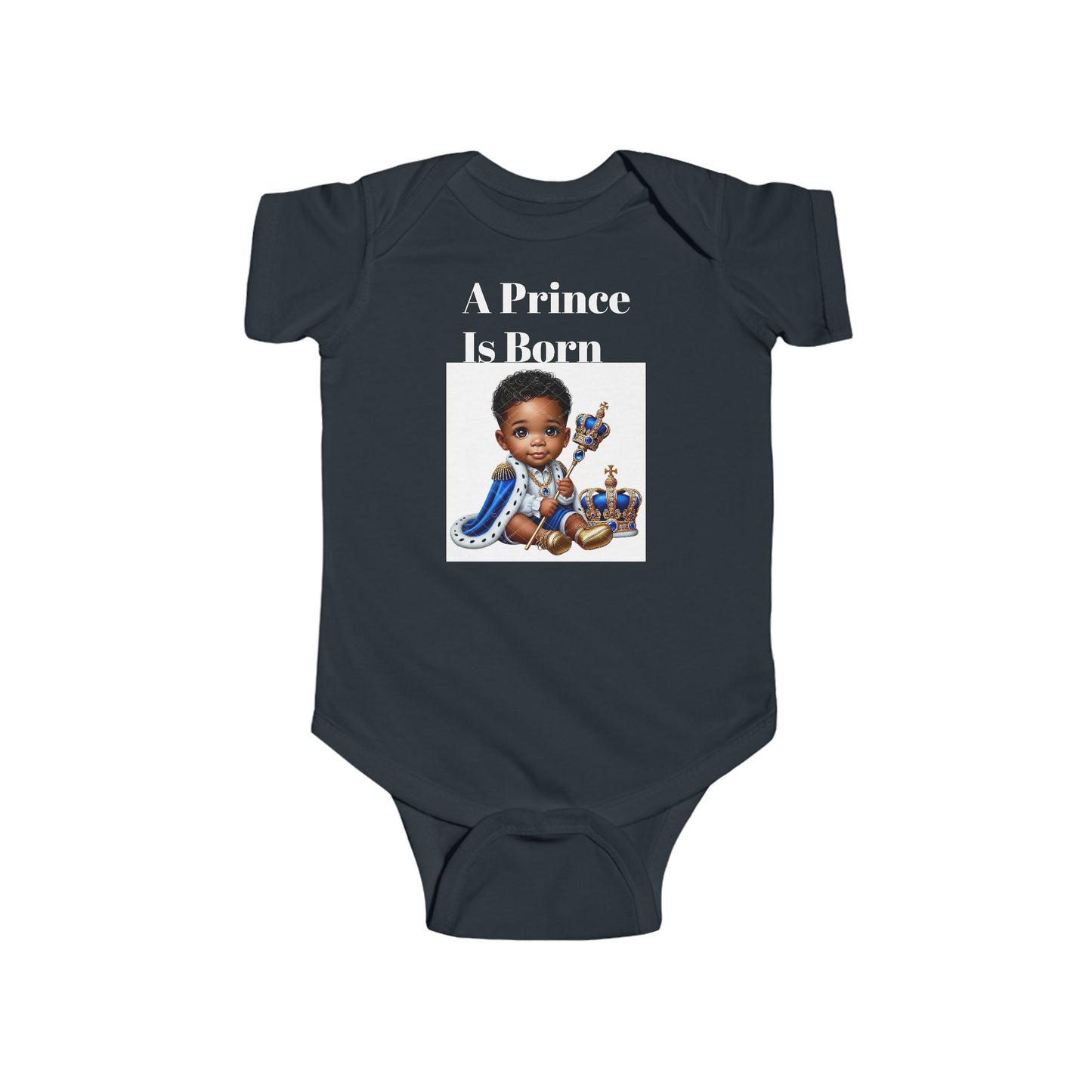 Baby Bodysuit - A Prince is Born Infant Fine Jersey Bodysuit