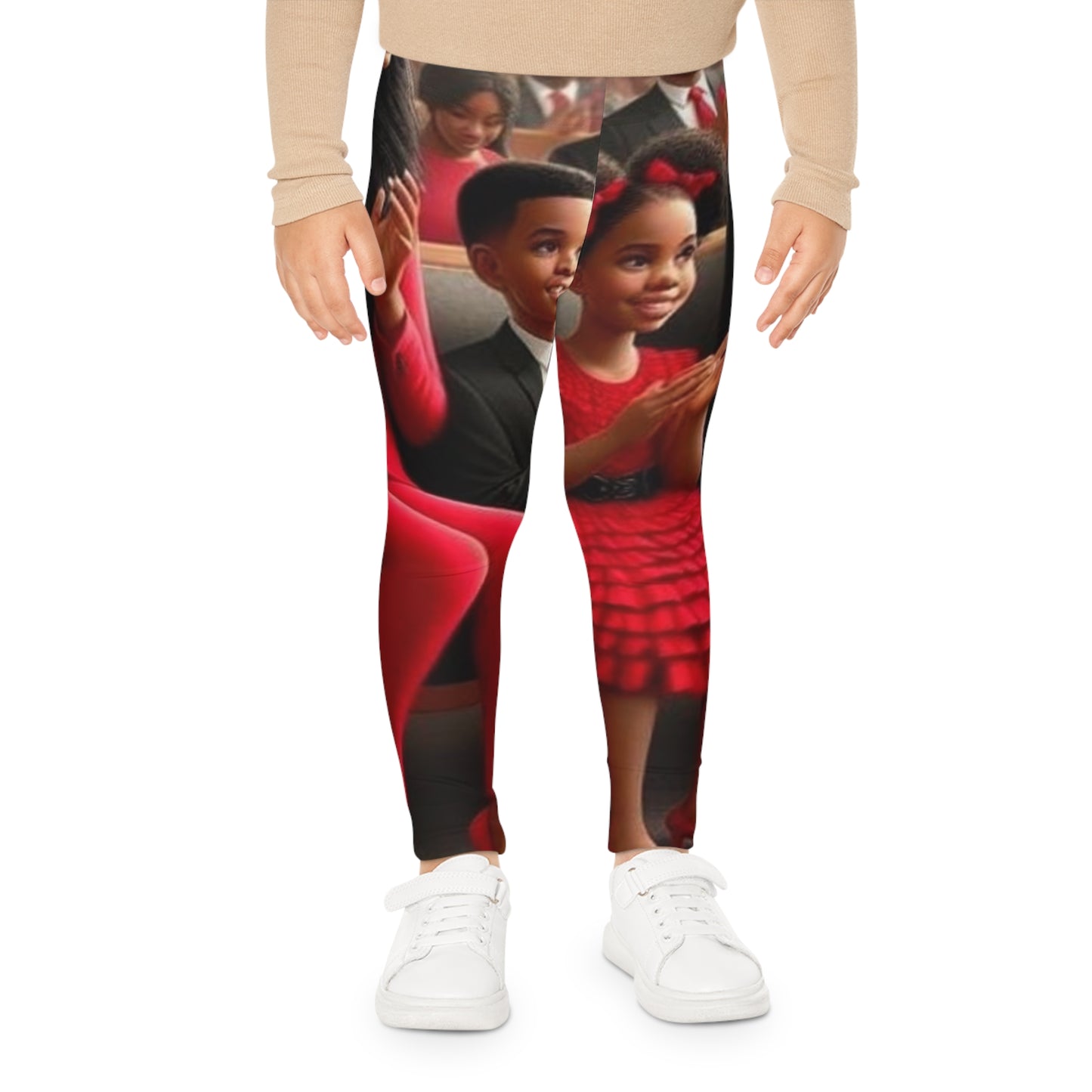 Kids Leggings “A family that prays together”
