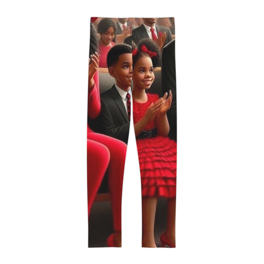 Kids Leggings “A family that prays together”