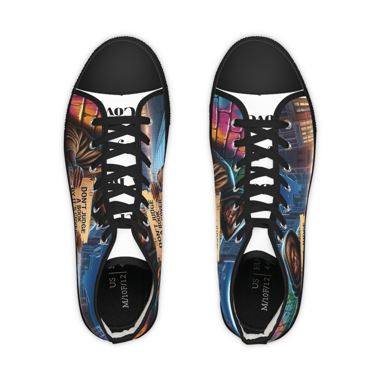 Sneakers - 'Don’t judge a book by its cover' Design