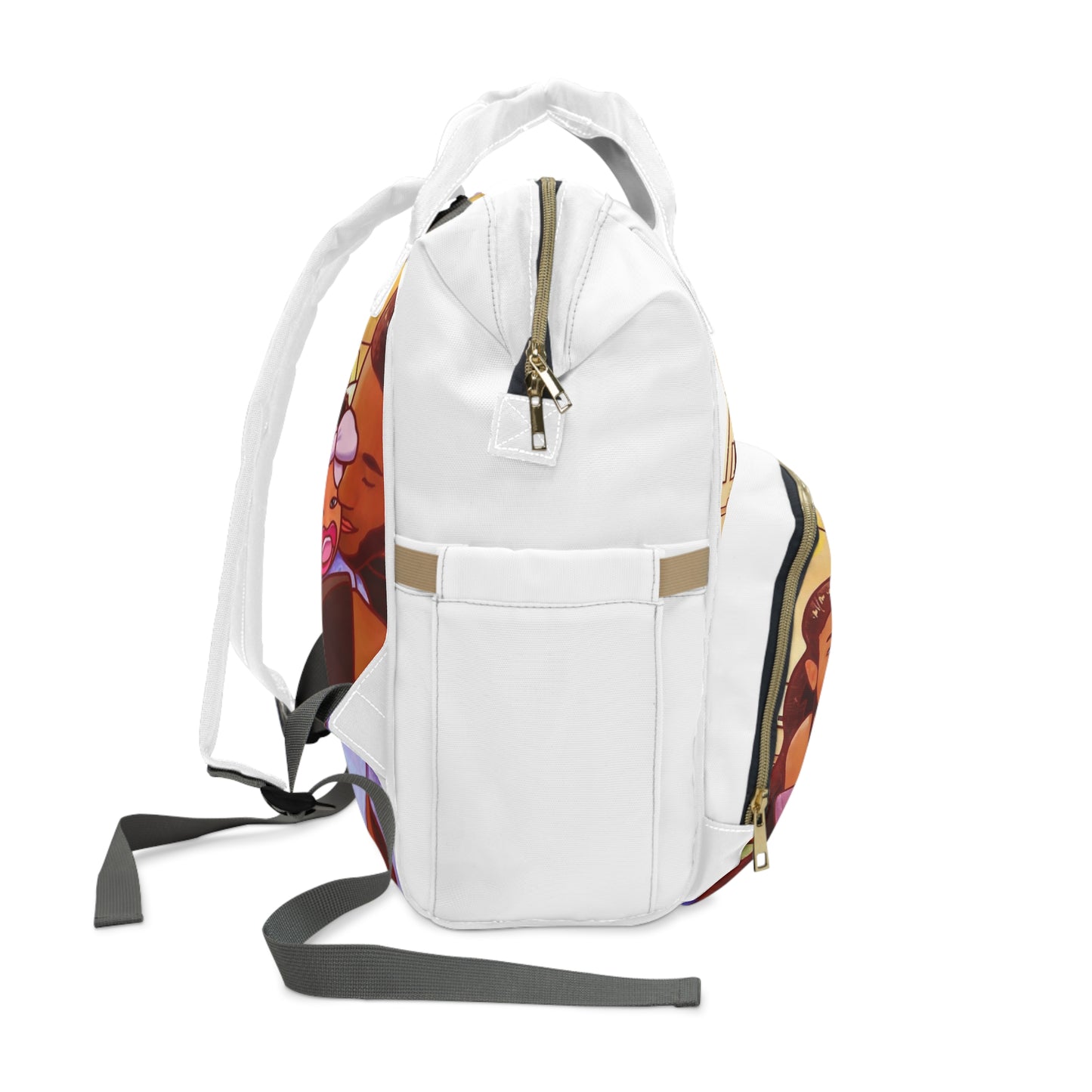“Family First” Multifunctional Diaper Backpack