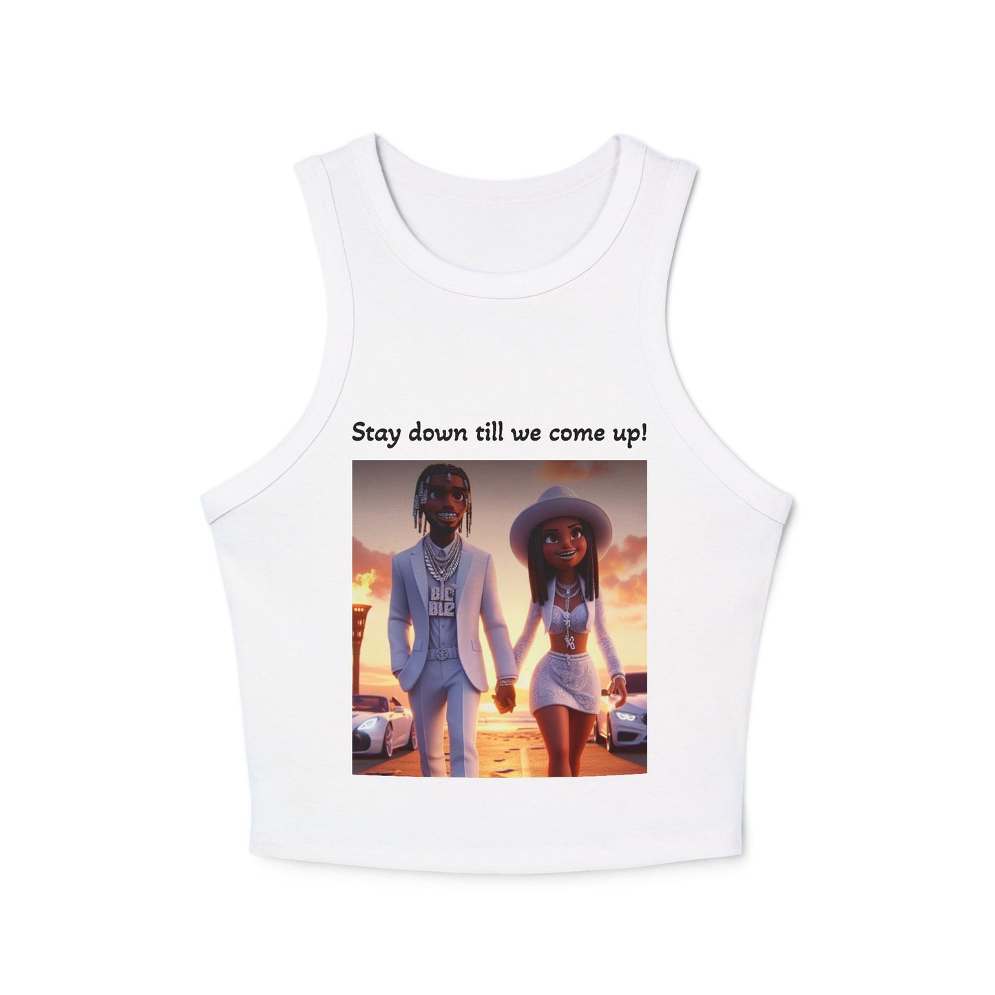 Women's Micro Rib Racer Tank Top