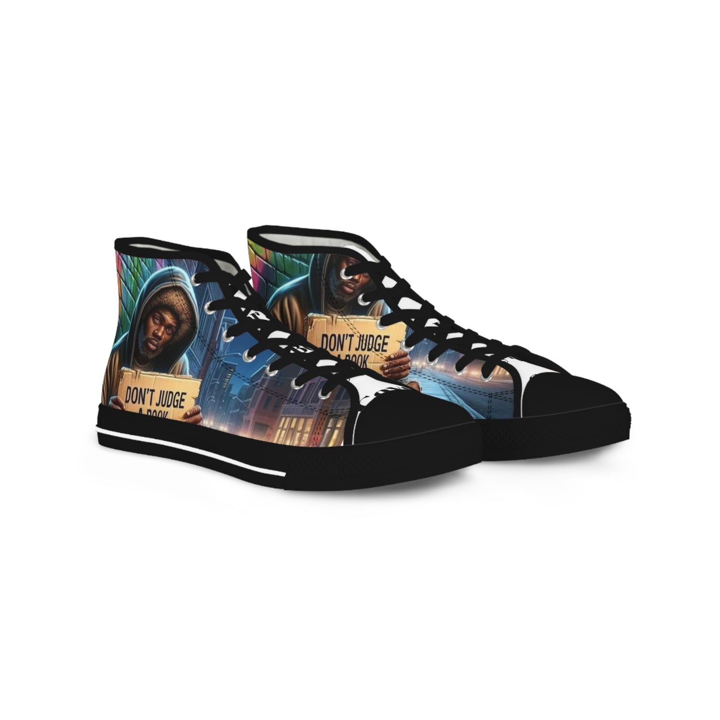 Sneakers - 'Don’t judge a book by its cover' Design