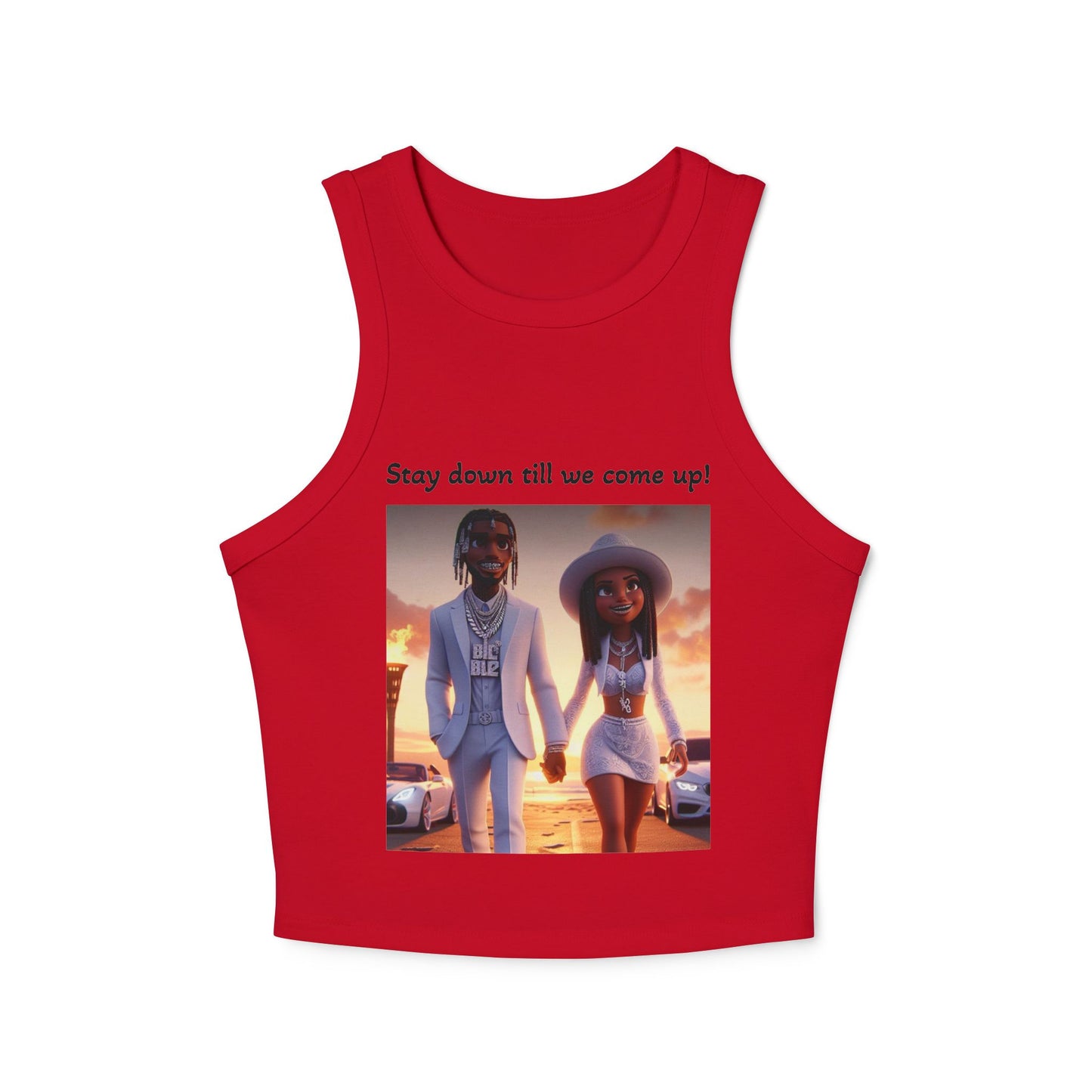 Women's Micro Rib Racer Tank Top