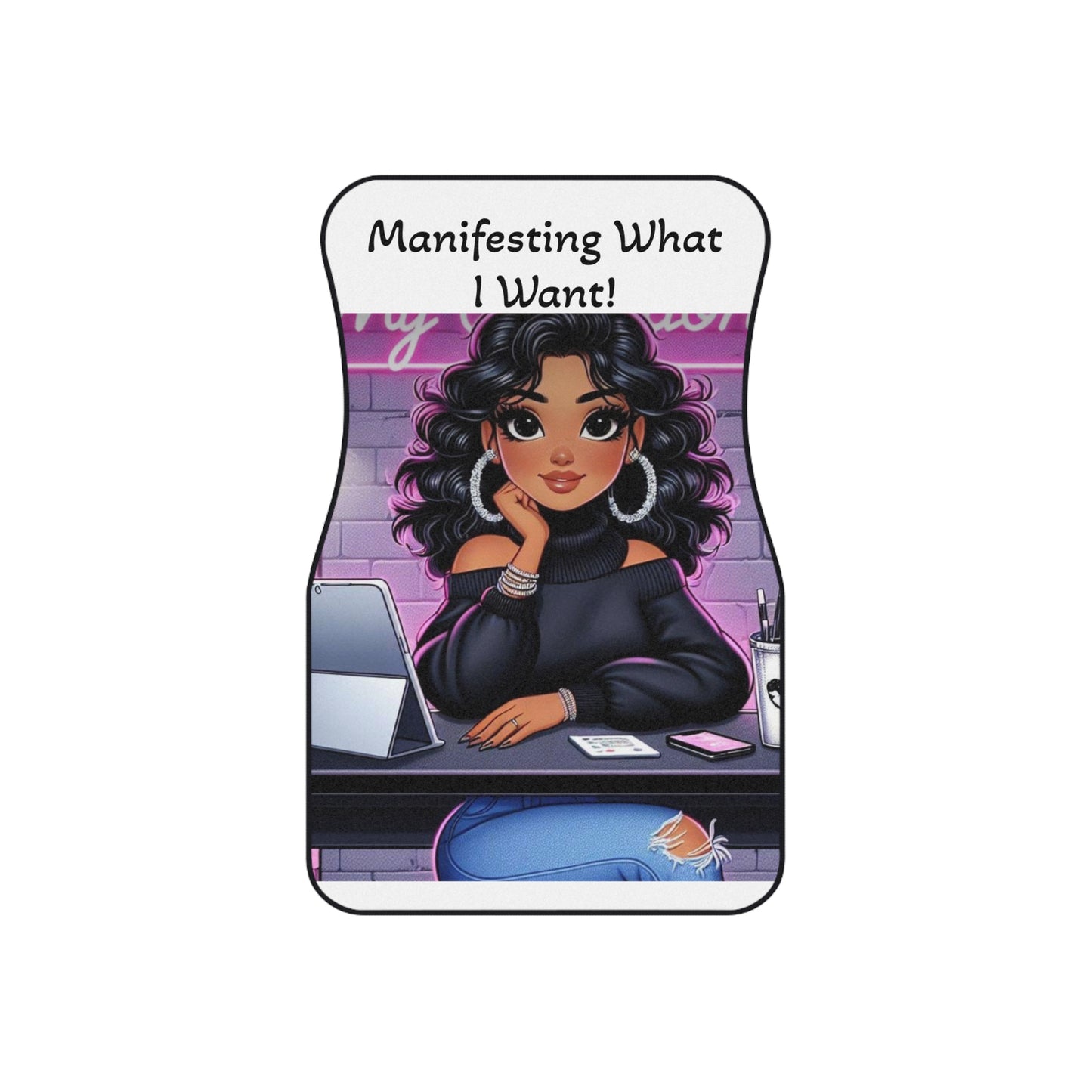 Manifesting What I Want Car Mats (Set of 4)