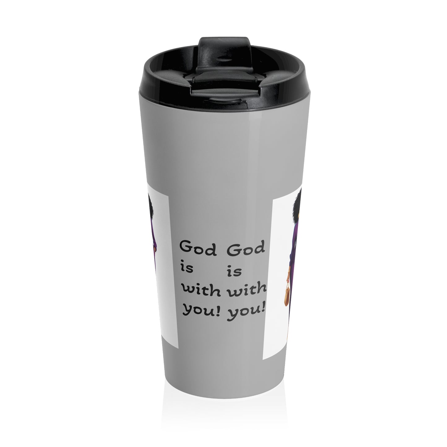 “Walk by faith” Stainless Steel Travel Mug