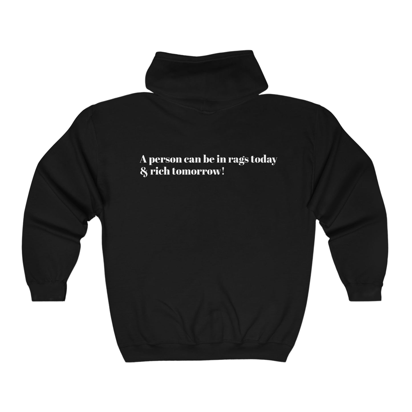Zip Hoodie - Never Judge a Book By Its Cover