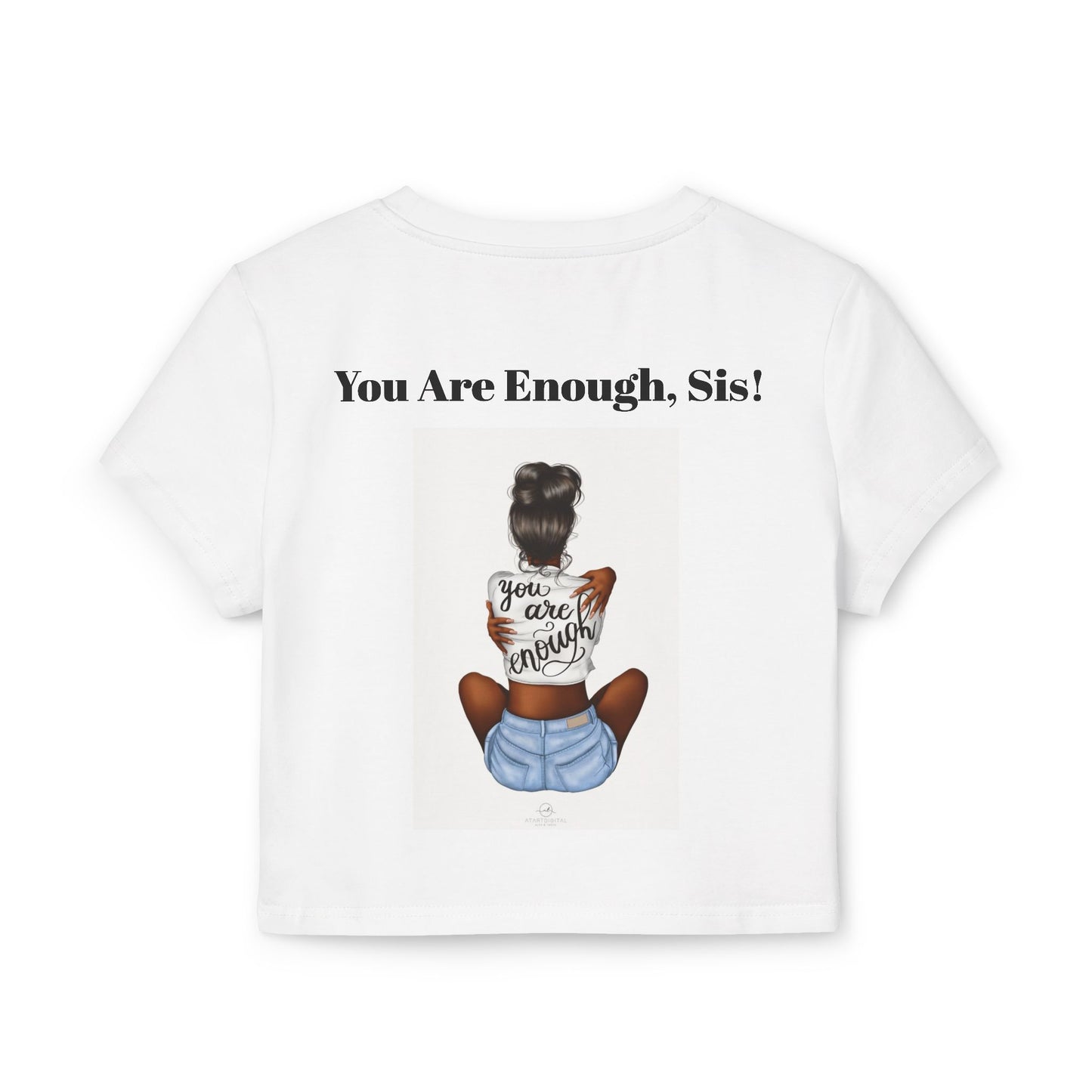 U R enough Sis” Women's crop Tee