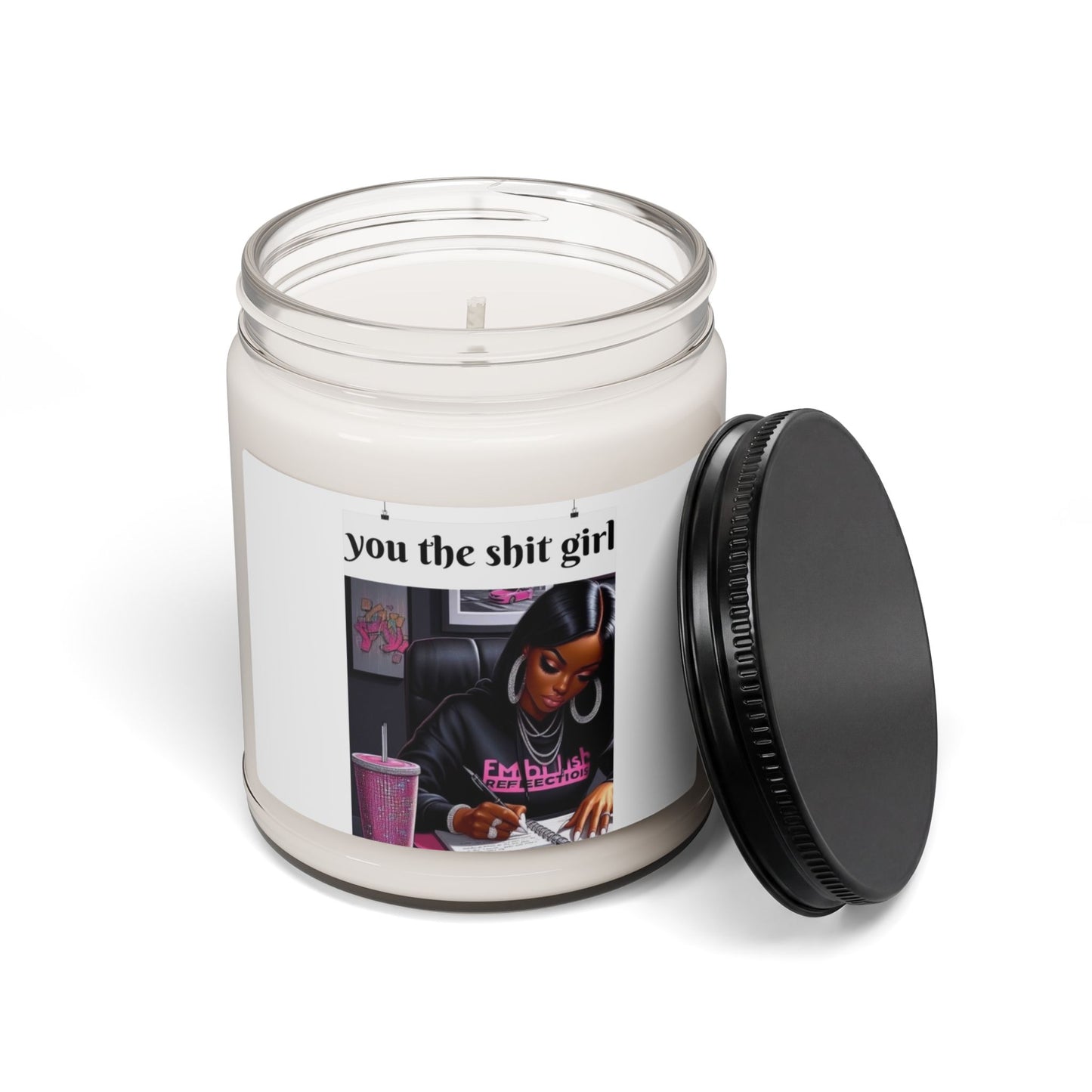 "You the Shit Girl" Motivational Jar Candle (9oz)