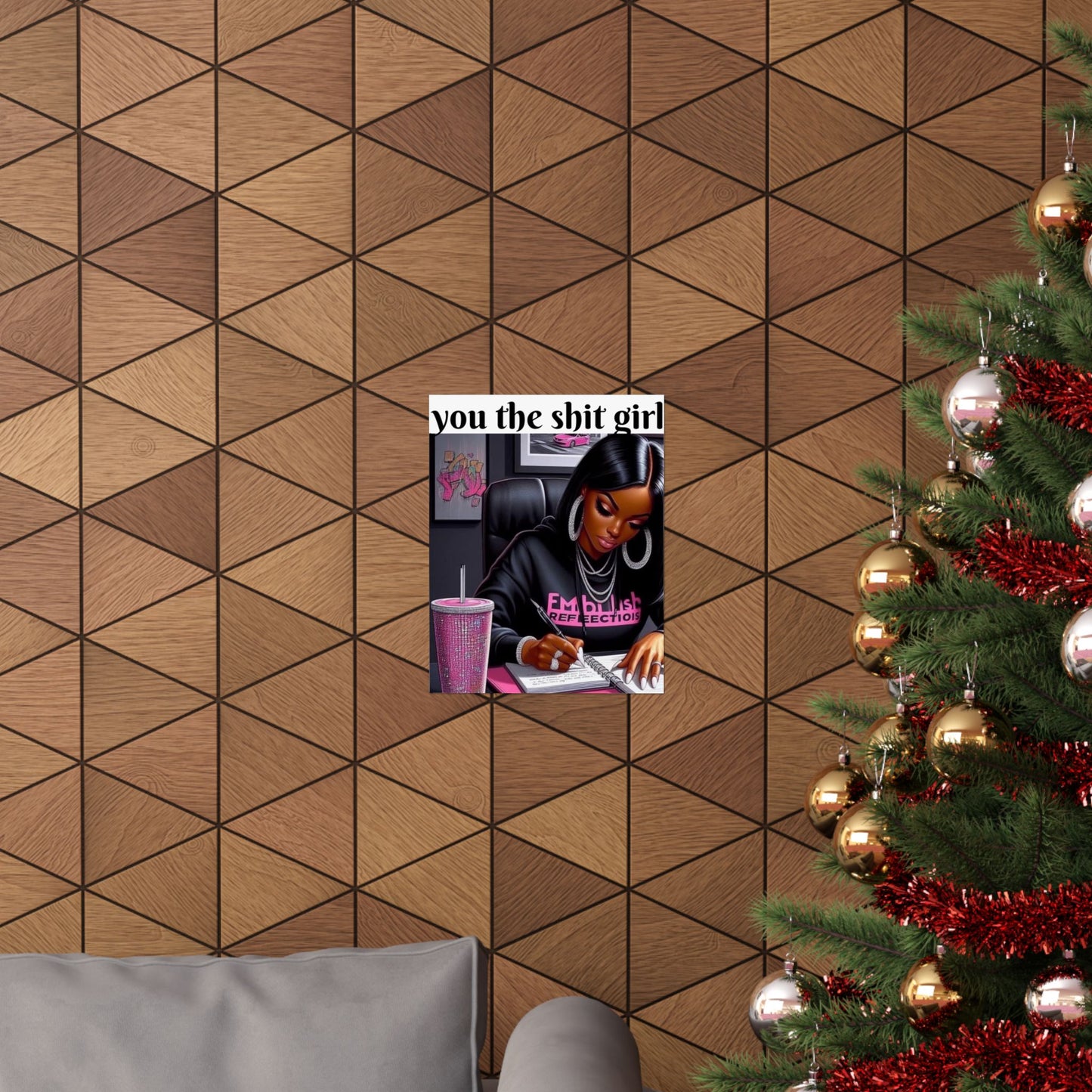 “You the shit girl!” Matte Vertical Posters