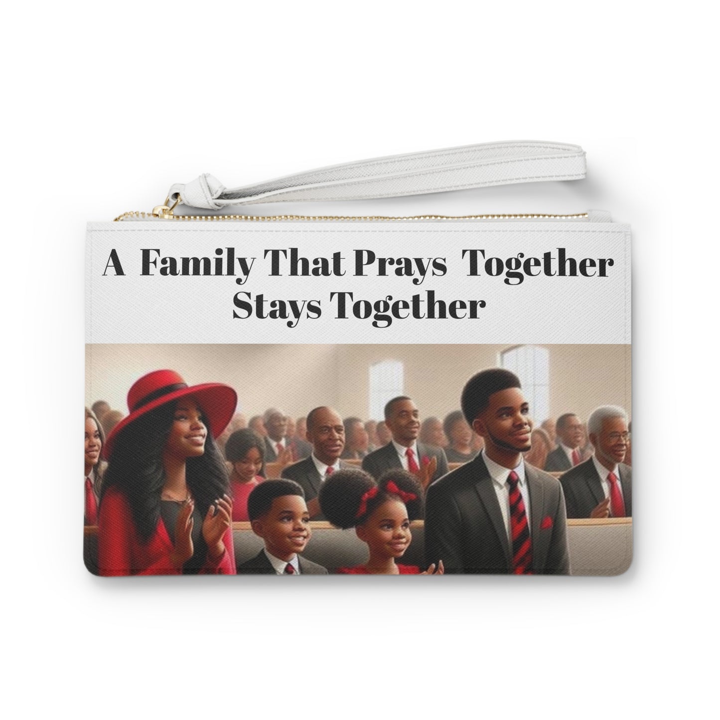 Pray together” Clutch Bag