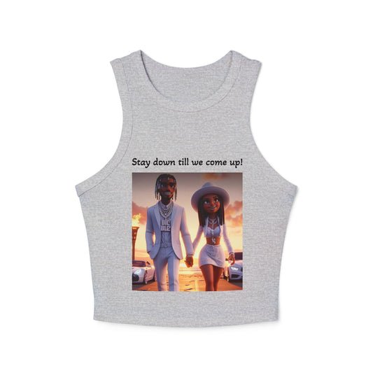 Women's Micro Rib Racer Tank Top