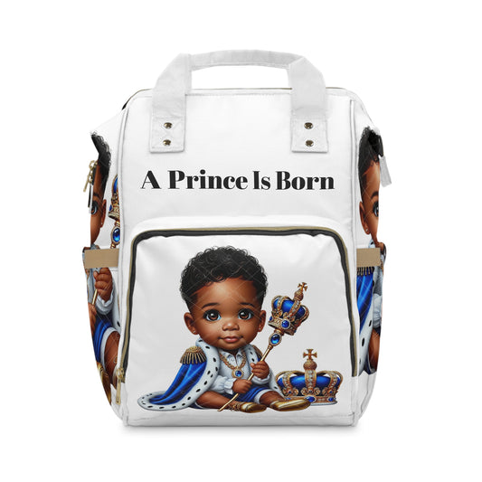 Diaper Backpack - A Prince is Born Design