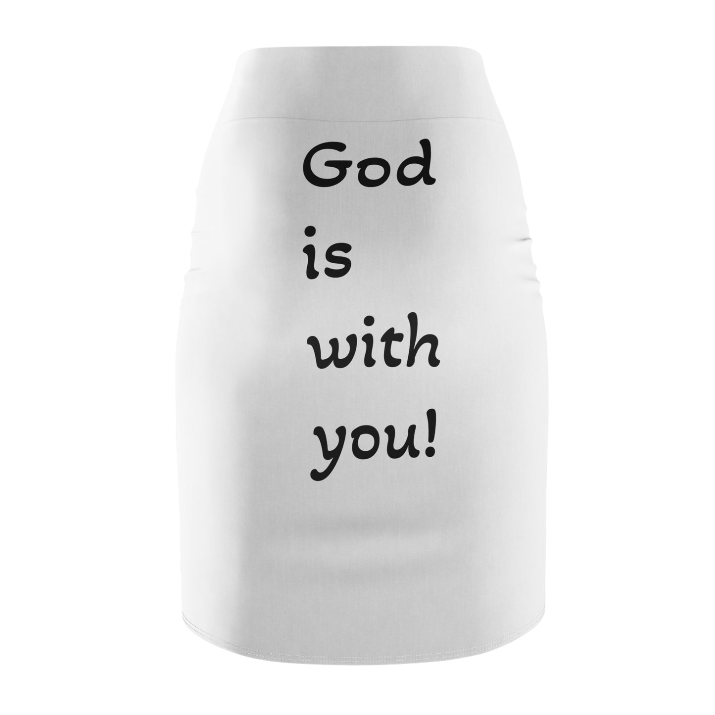 “Walk by faith” Women's Pencil Skirt (AOP)