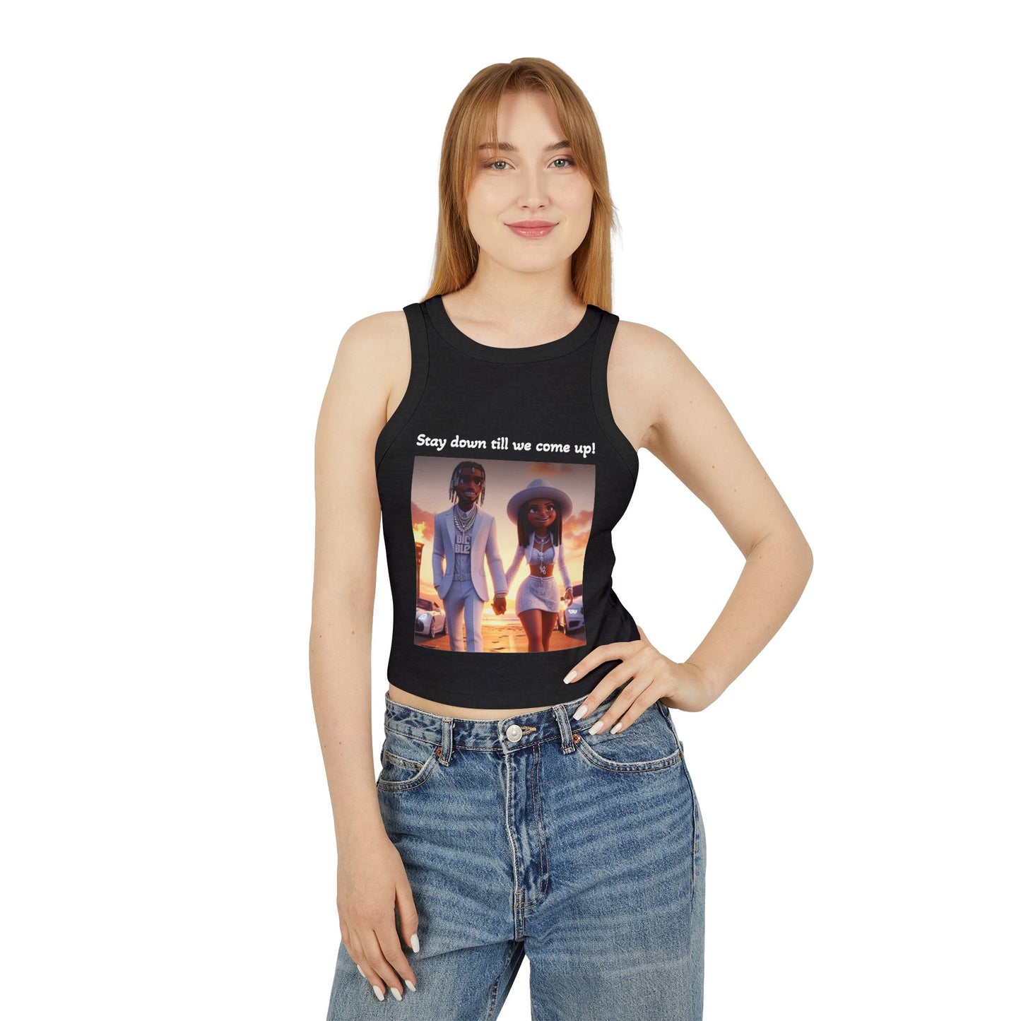Women's Micro Rib Racer Tank Top