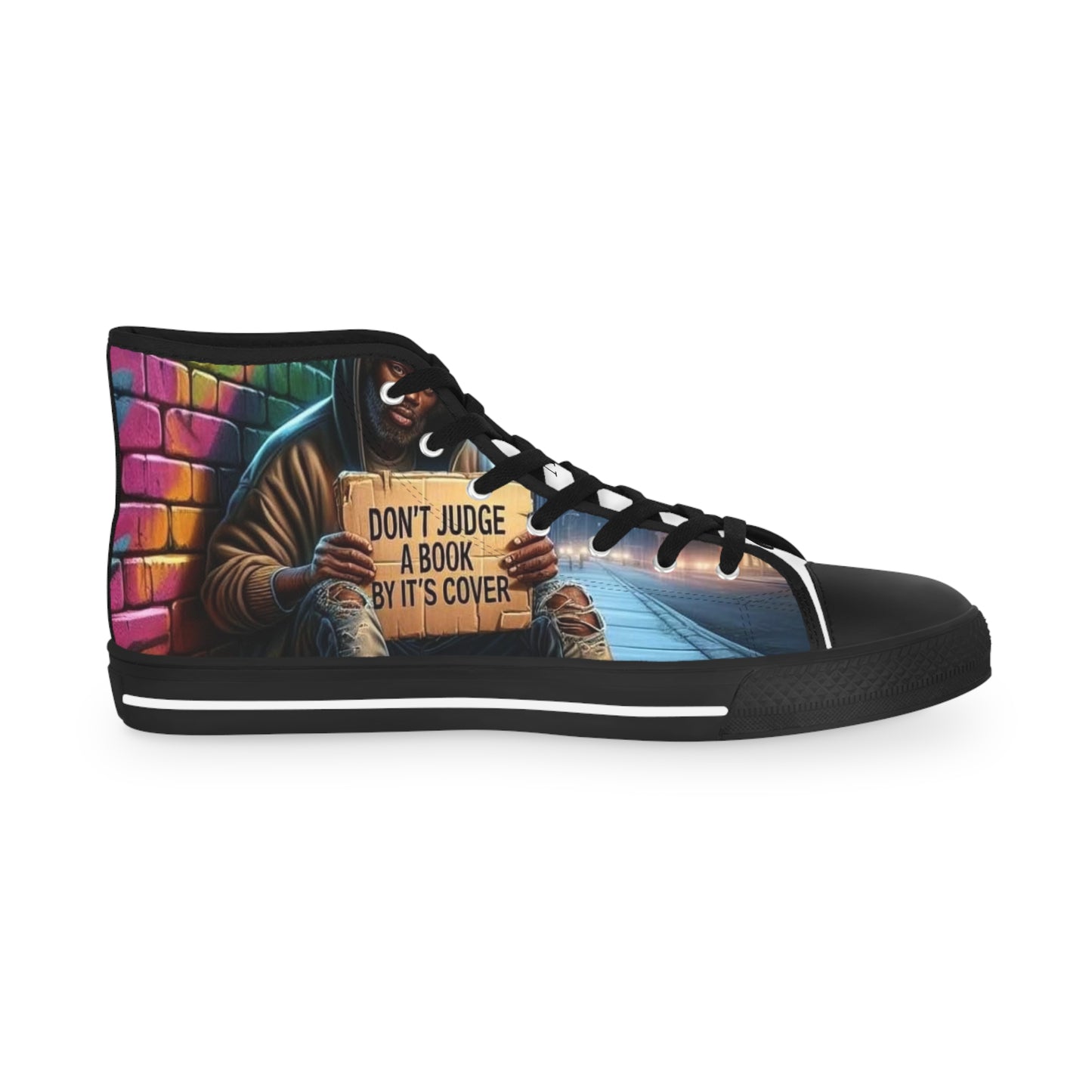 Sneakers - 'Don’t judge a book by its cover' Design