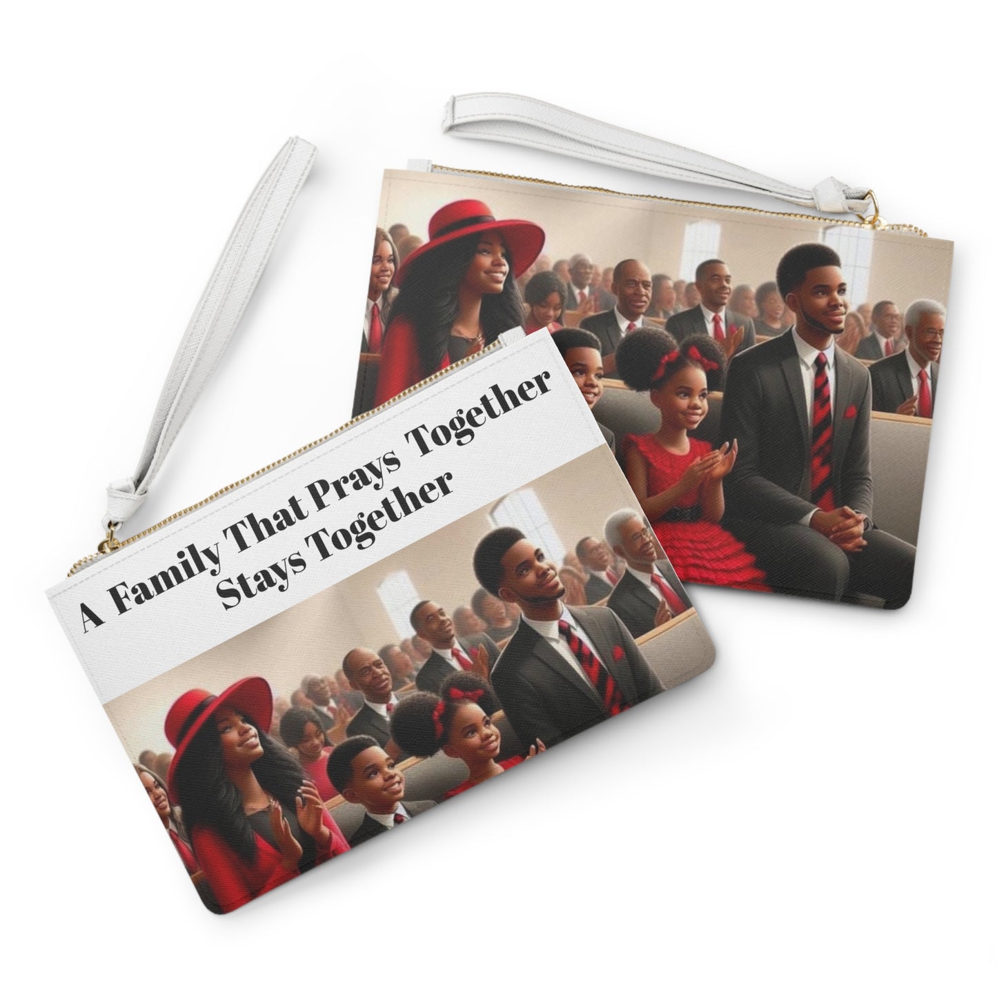 Pray together” Clutch Bag
