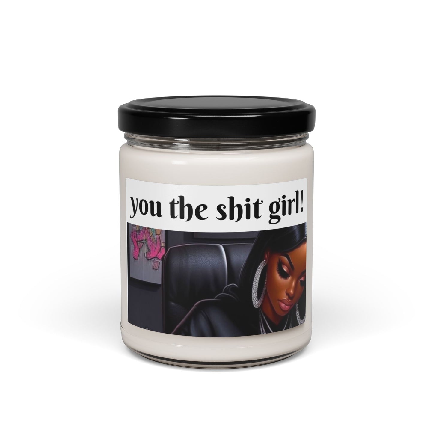 You the shit girl! Apple harvest Scented Soy Candle, 9oz