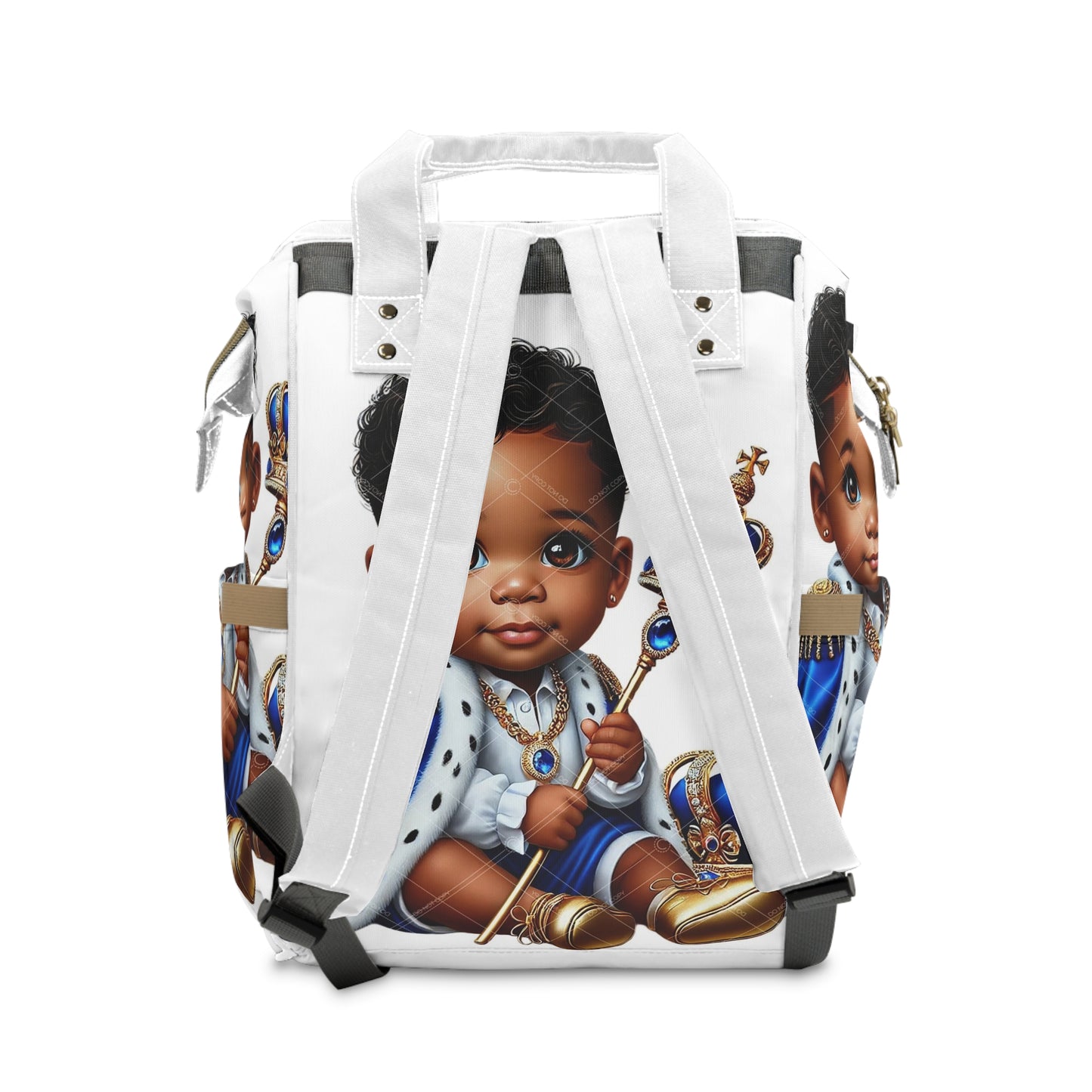 Diaper Backpack - A Prince is Born Design