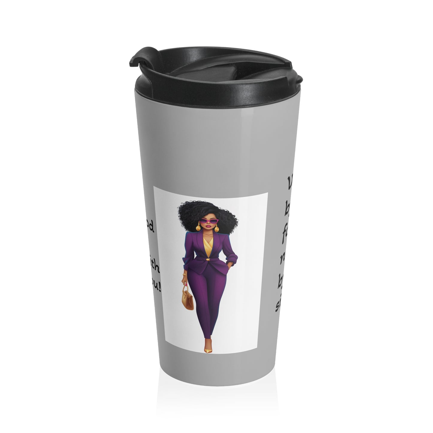“Walk by faith” Stainless Steel Travel Mug