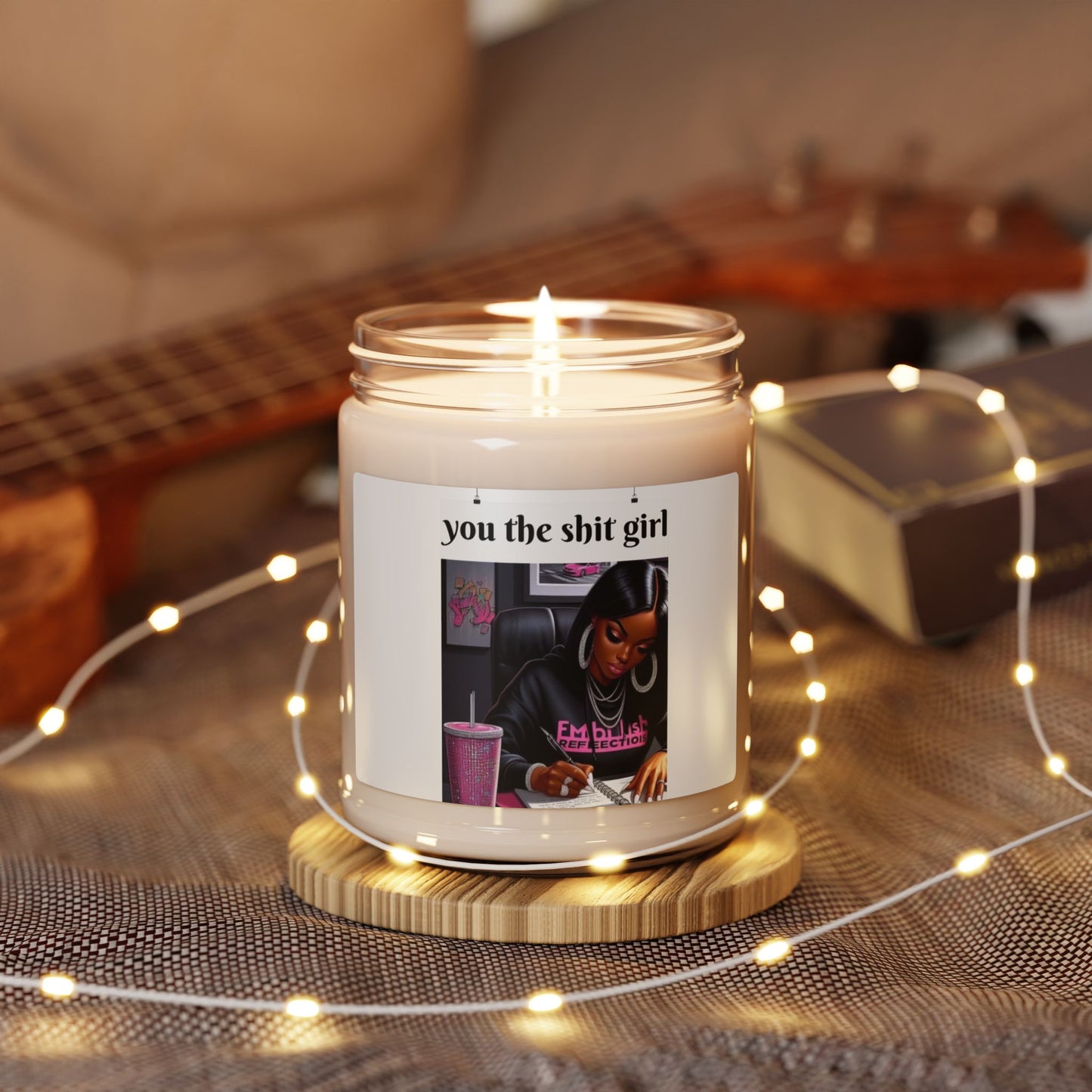 "You the Shit Girl" Motivational Jar Candle (9oz)