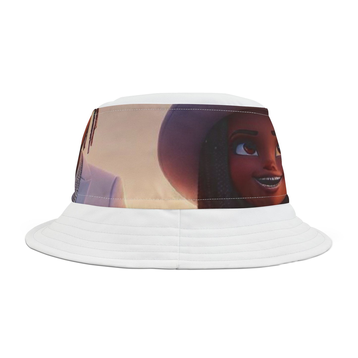 “Stay down till we come up” Bucket Hat (AOP)