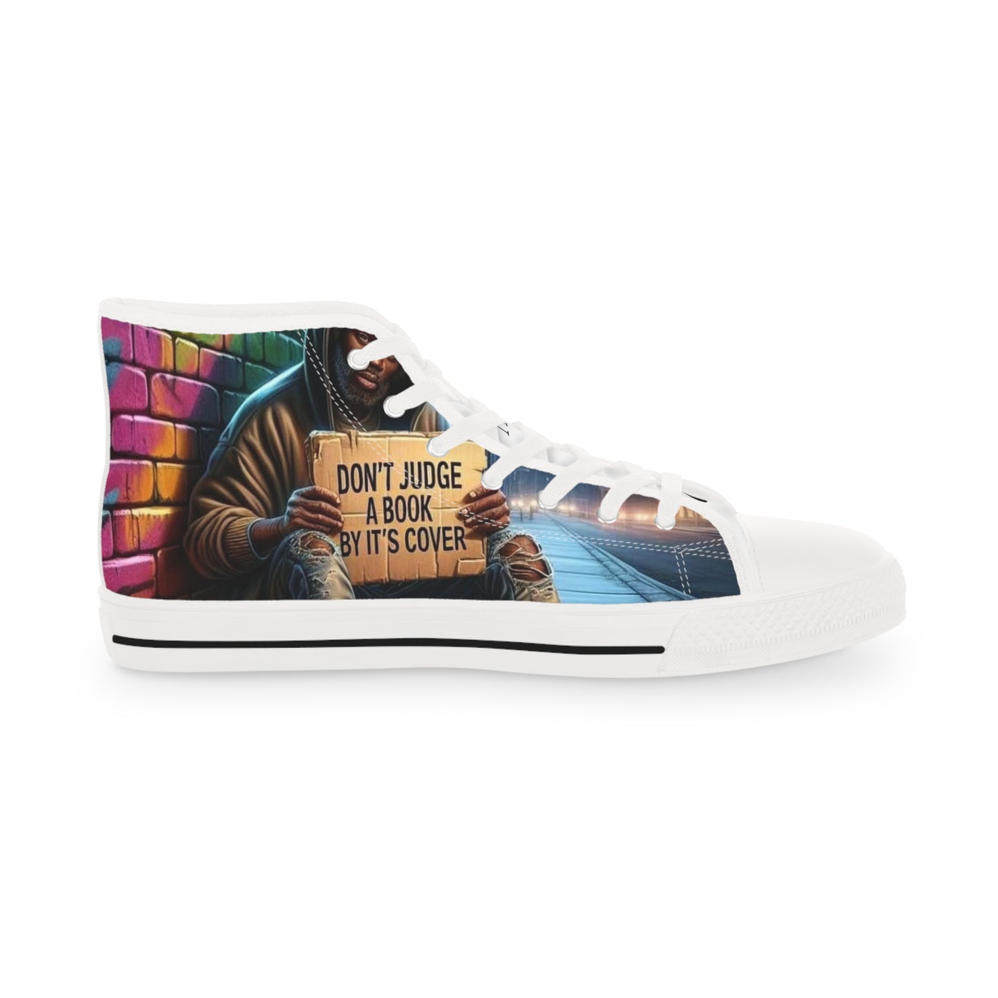 Sneakers - 'Don’t judge a book by its cover' Design