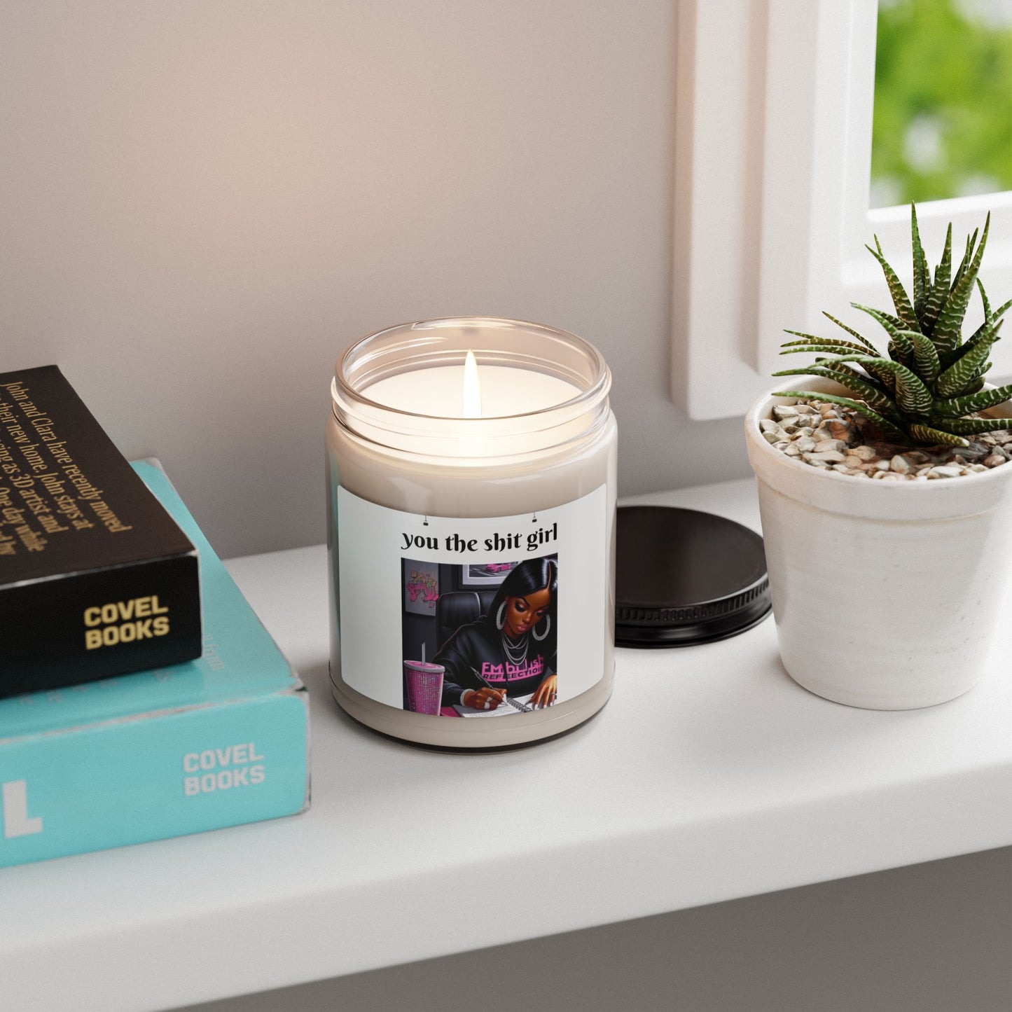 "You the Shit Girl" Motivational Jar Candle (9oz)