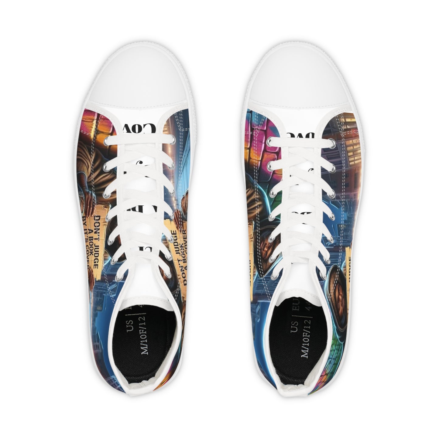 Sneakers - 'Don’t judge a book by its cover' Design