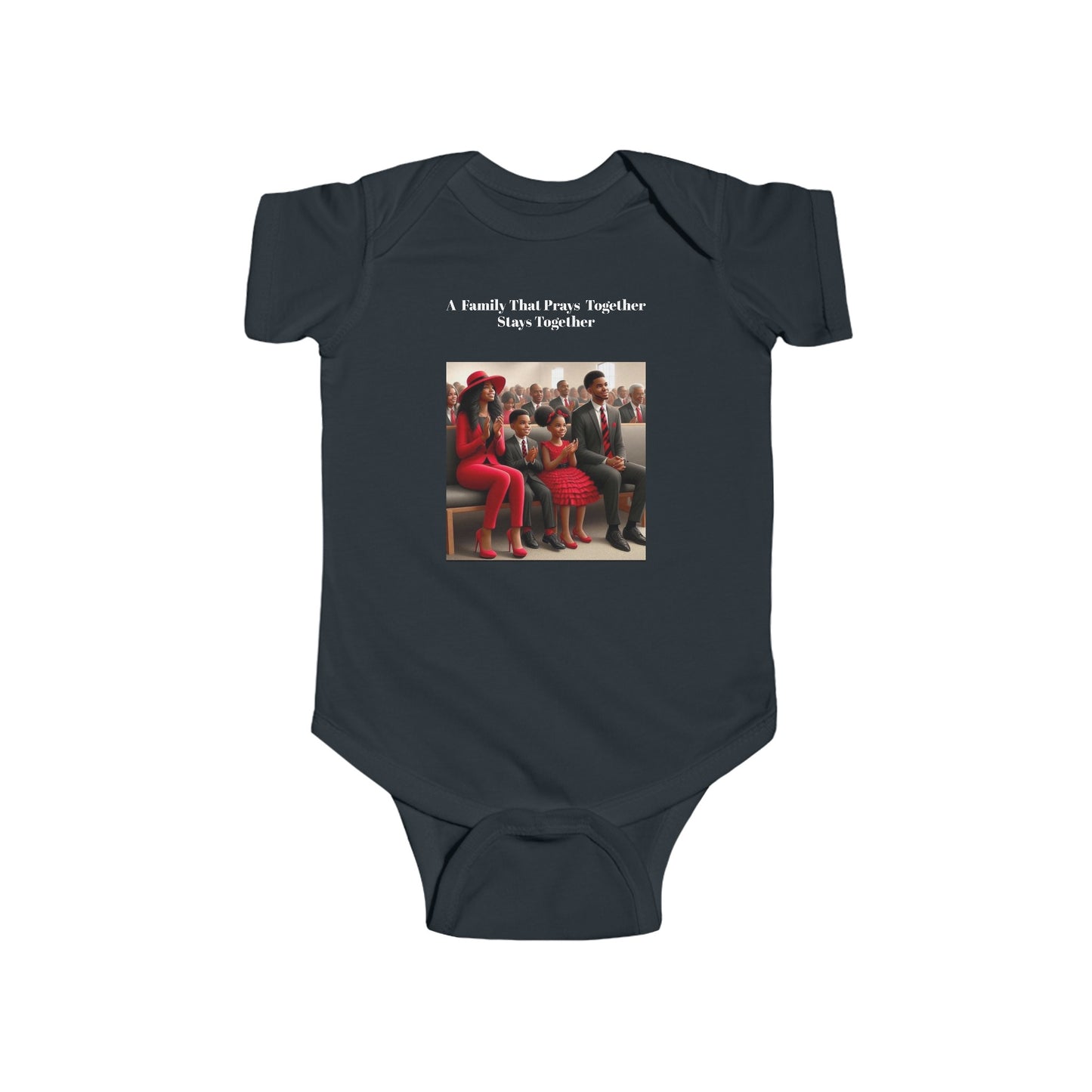 Pray together” Infant Fine Jersey Bodysuit
