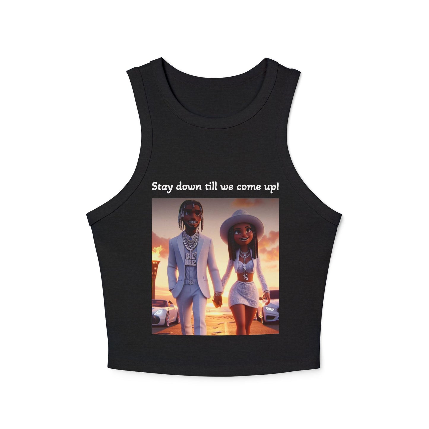 Women's Micro Rib Racer Tank Top