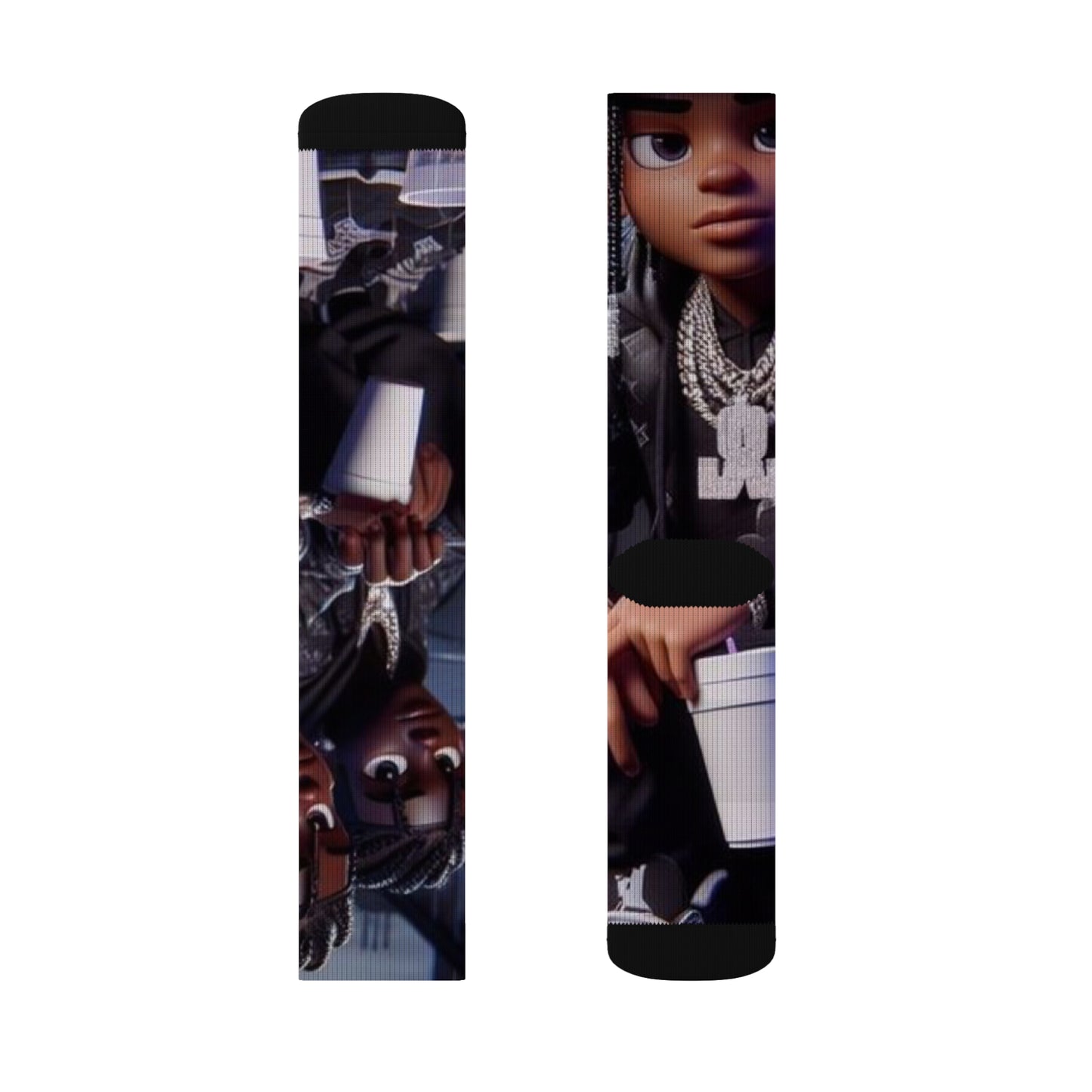“Yea I love my nigga” Sublimation Socks