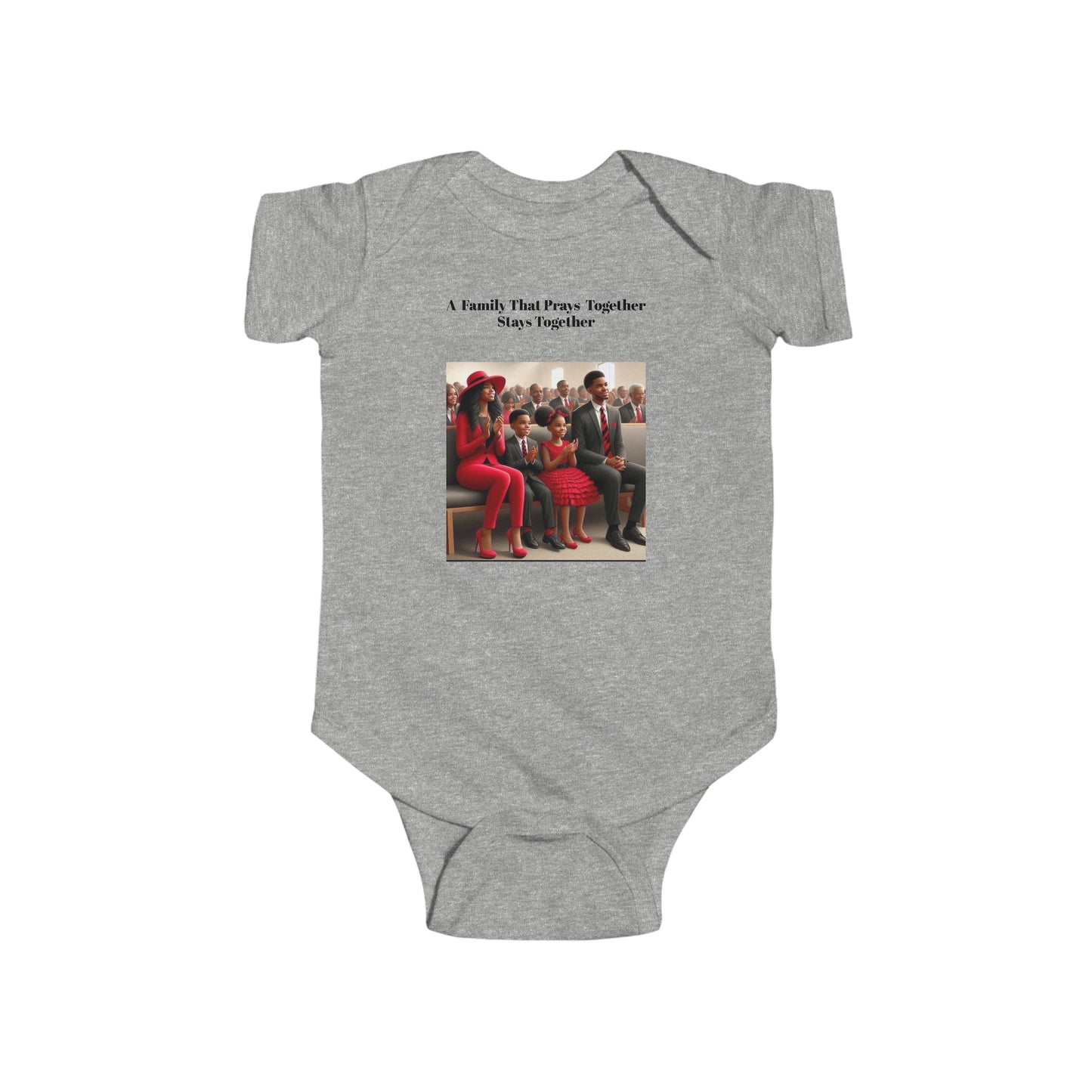 Pray together” Infant Fine Jersey Bodysuit