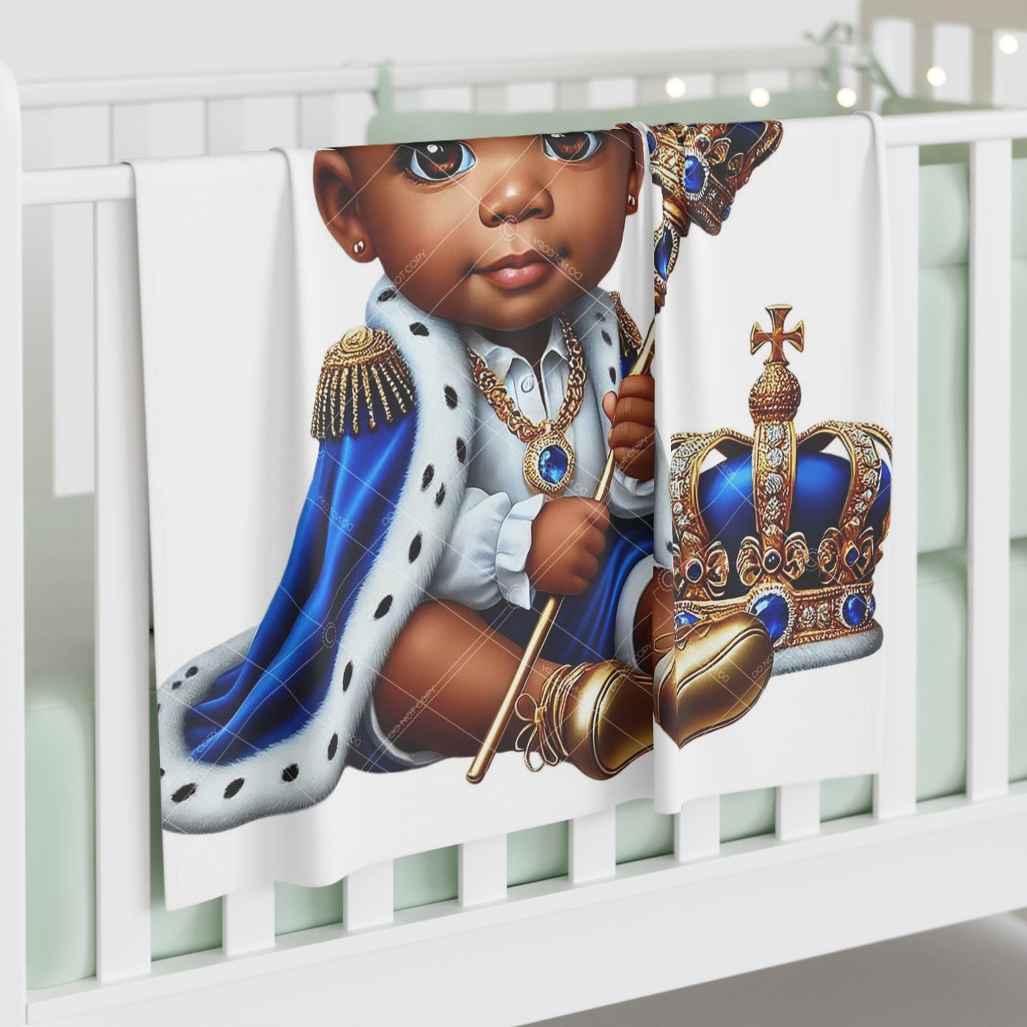 Baby Swaddle Blanket “A Prince is Born