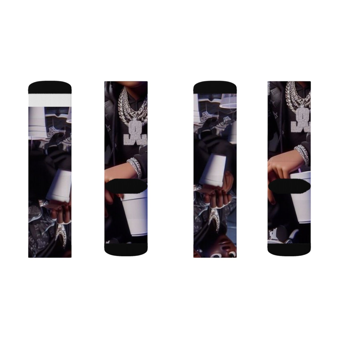 “Yea I love my nigga” Sublimation Socks